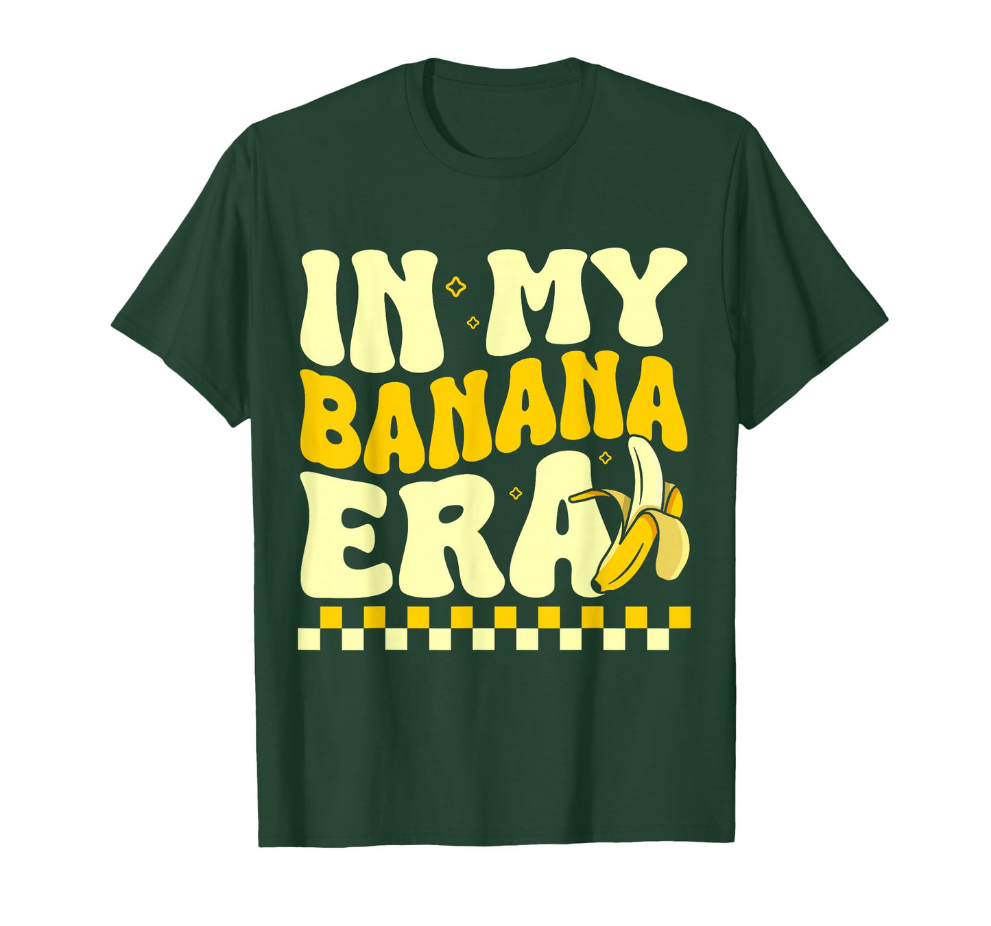 In My Banana Era Retro Groovy Banana Fruit Lover Bananas T-Shirt