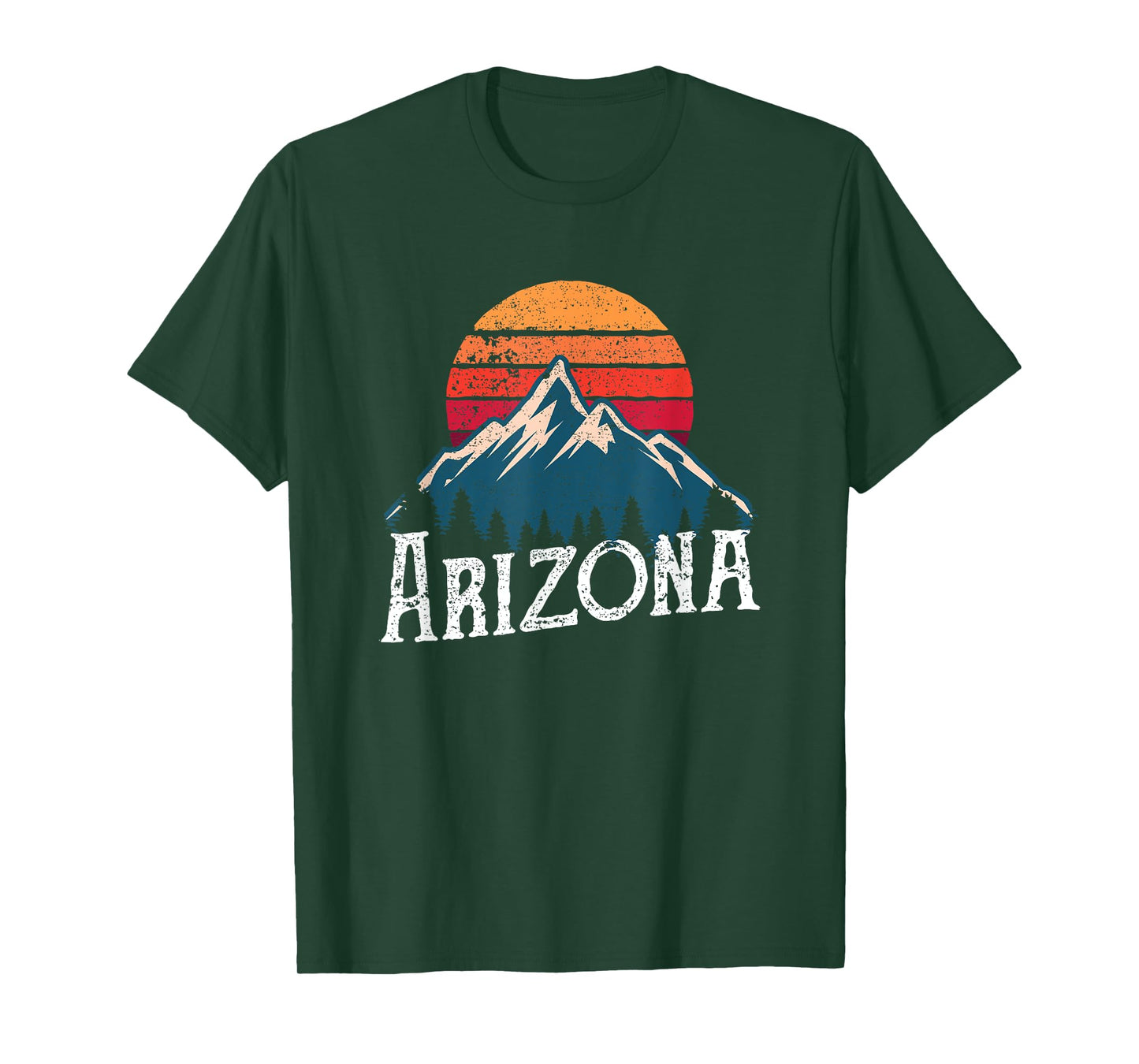 Vintage Retro AZ, Arizona Mountains Outdoor Wildness T-Shirt T-Shirt