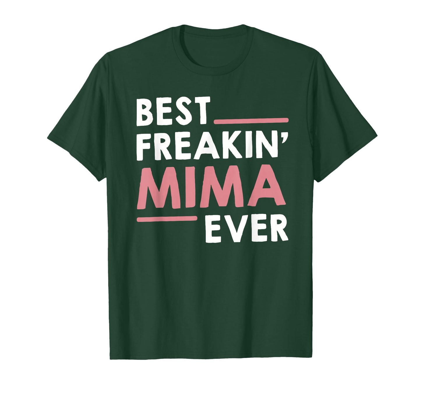 Mima Shirts for Women Grandma Cute Best Freakin' Mima Ever T-Shirt