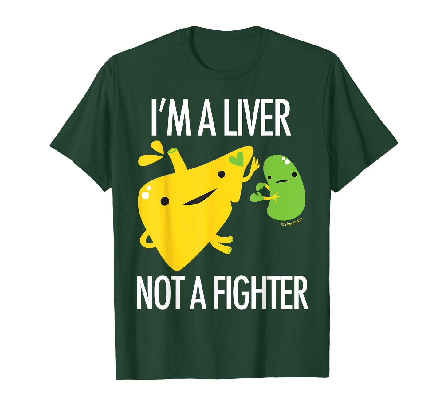 Cute Liver - Funny Cirrhosis Hepatitis Disease Support Humor T-Shirt