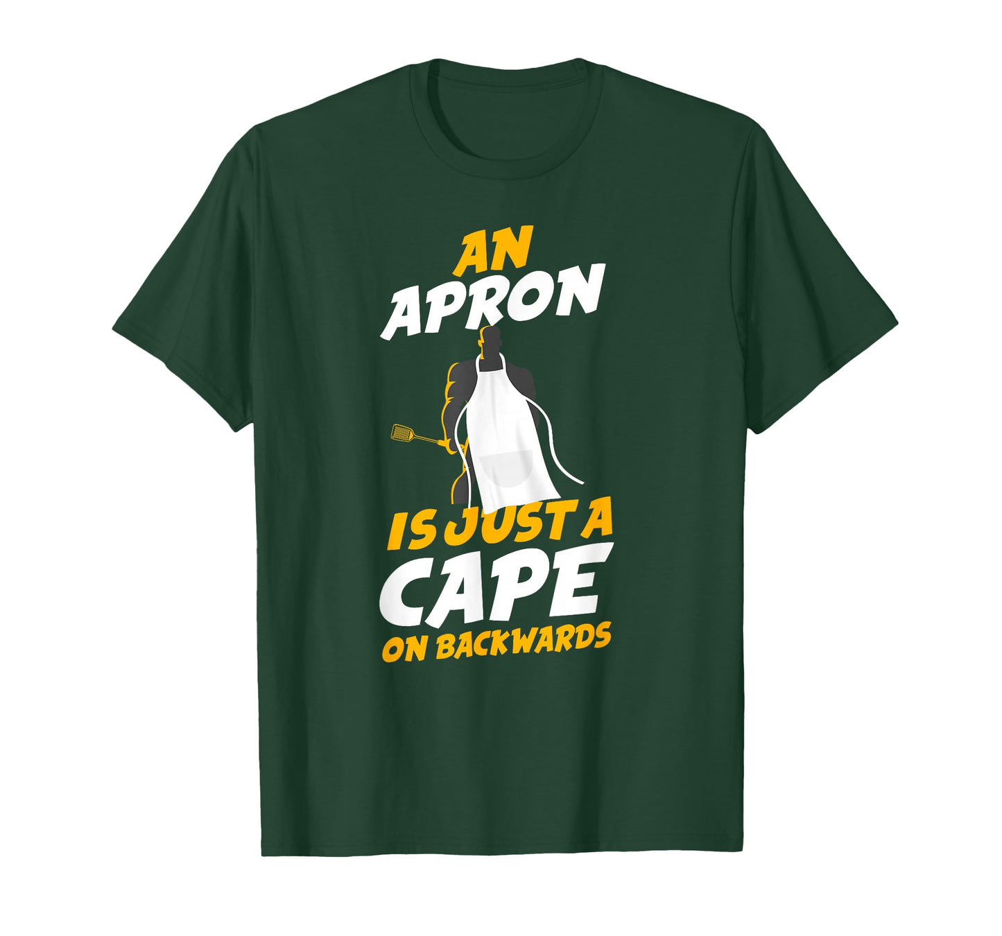 Cooking Cook Apron Superhero Kitchen Chef T-Shirt