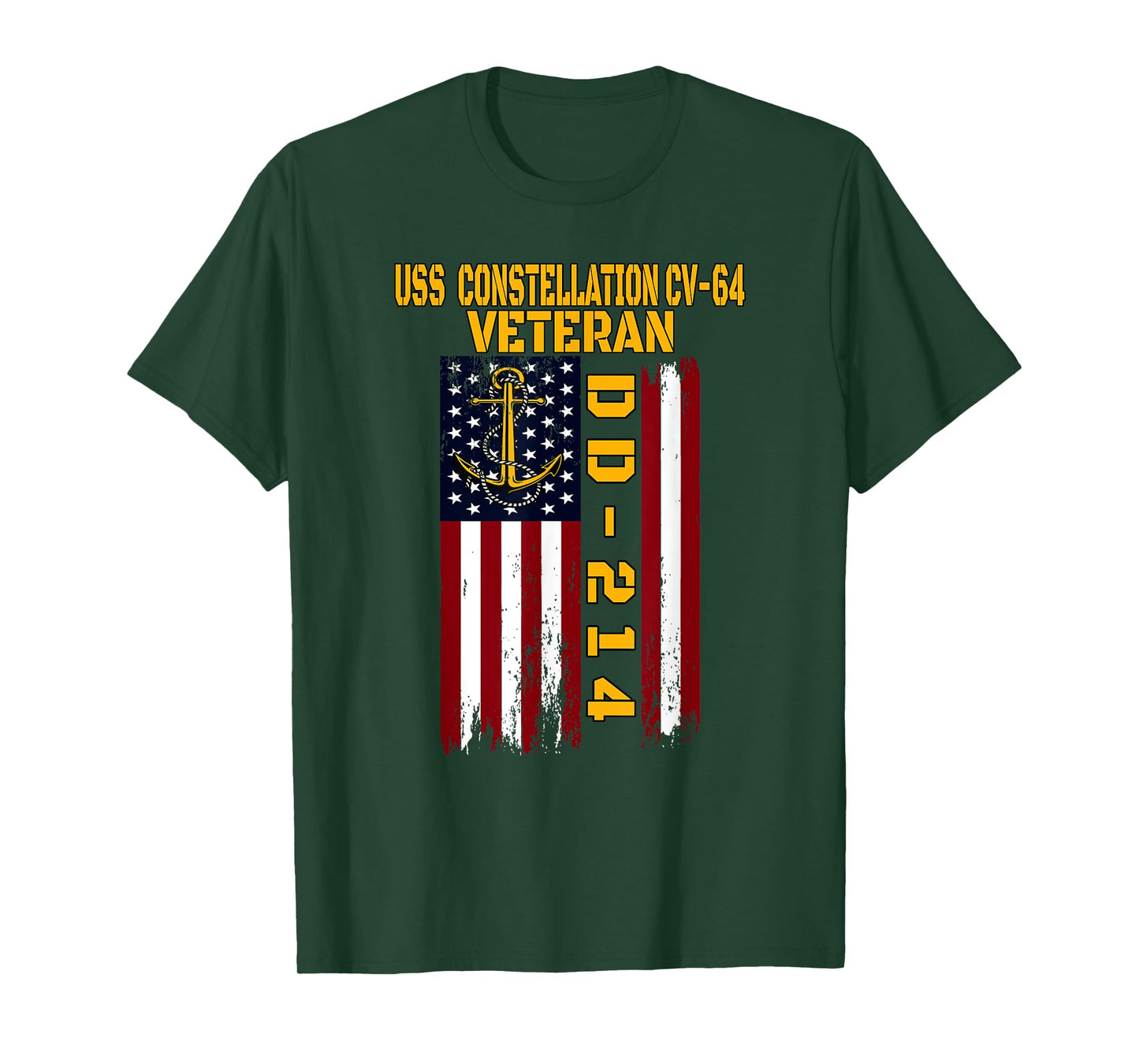 USS Constellation CV-64 Aircraft Carrier Veteran Day Fathers T-Shirt
