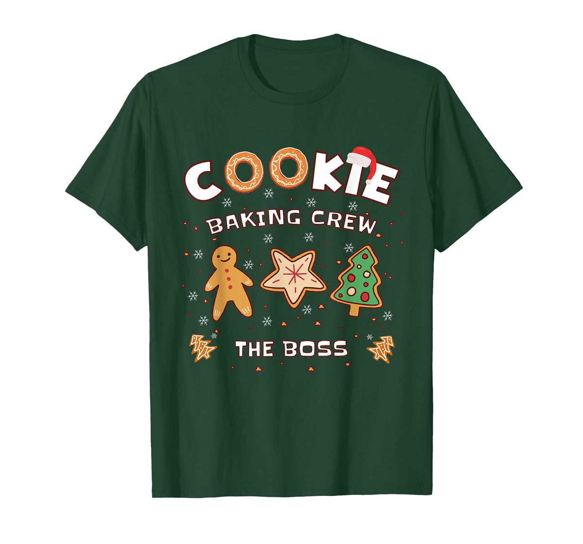 Family Christmas Cookie Baking Crew for the Boss Baker T-Shirt