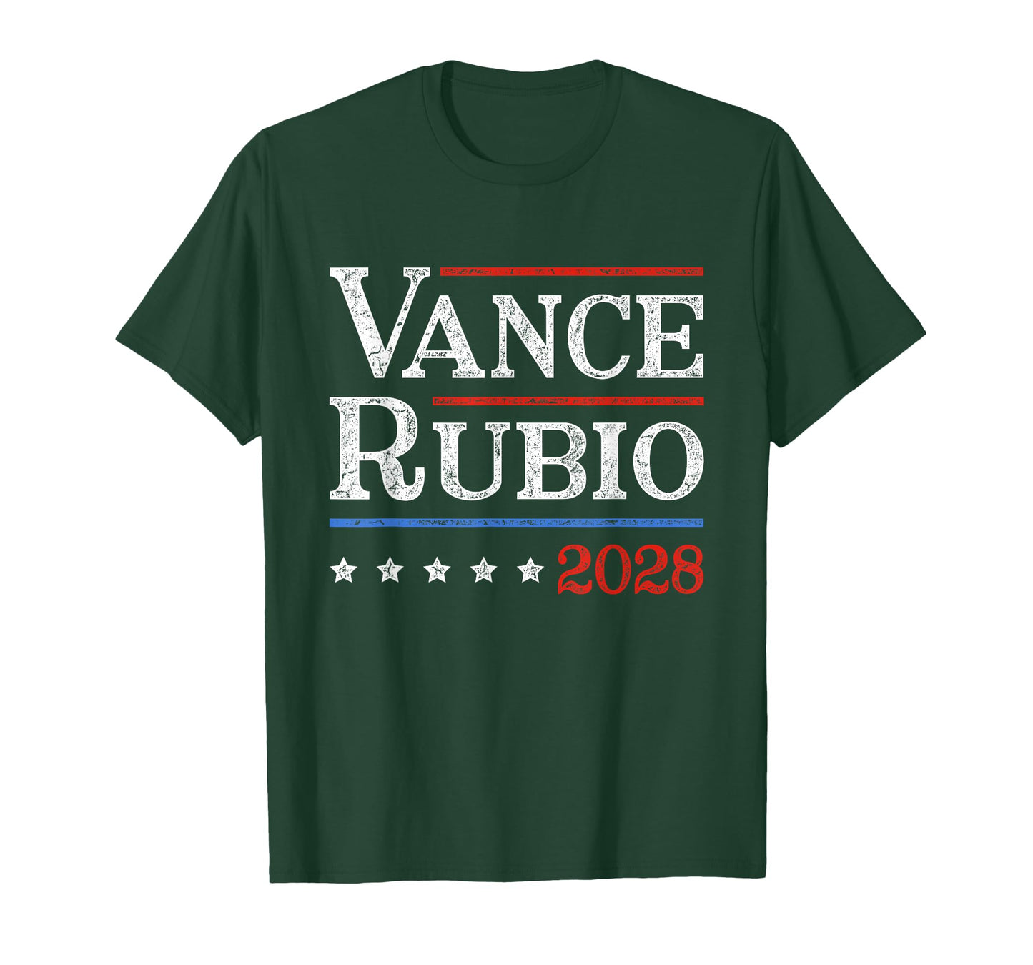 Vance Rubio 2028 J D Vance Marco Rubio President 2028 Funny T-Shirt