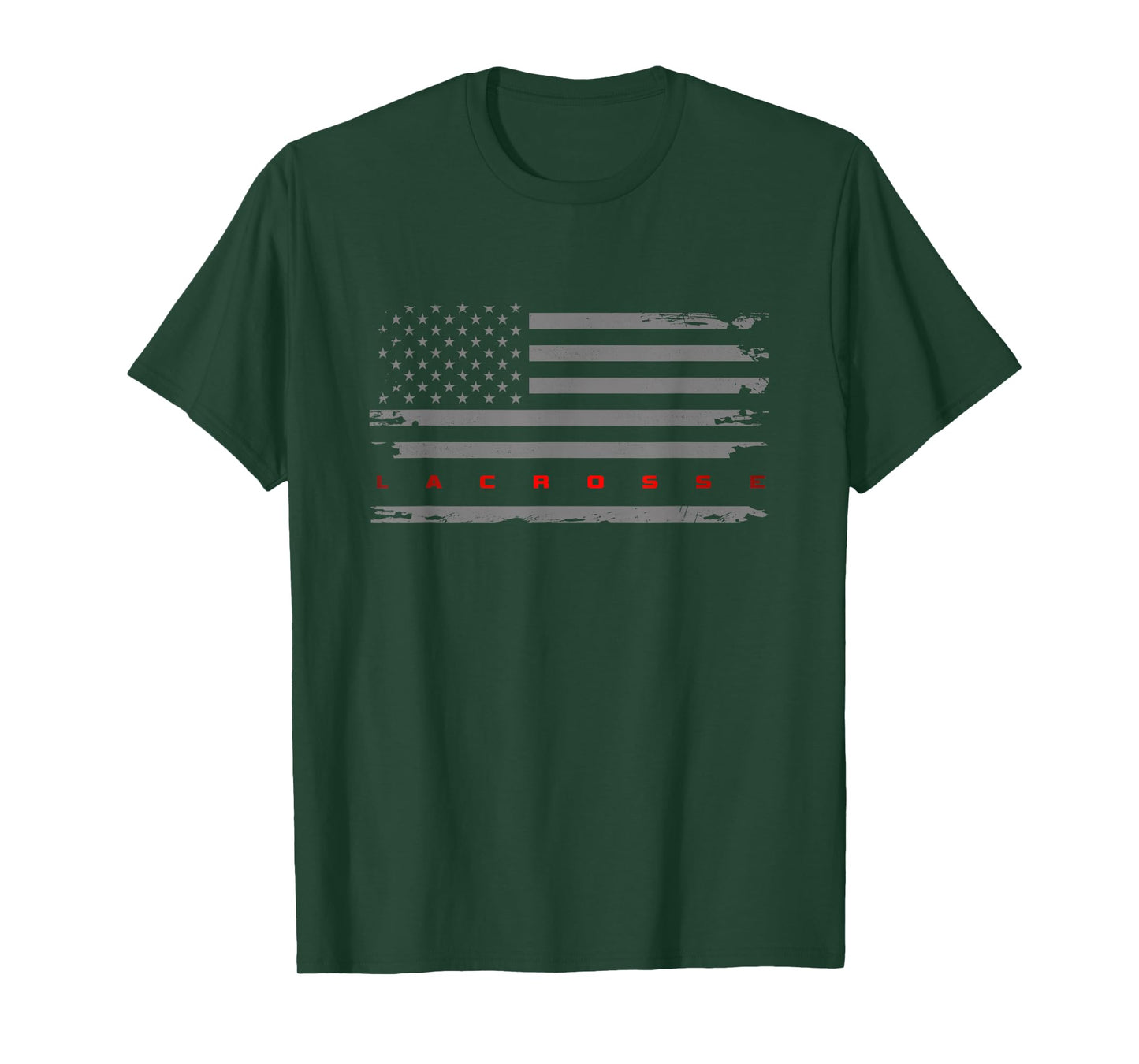 American Flag Lacrosse Apparel - Lacrosse T-Shirt