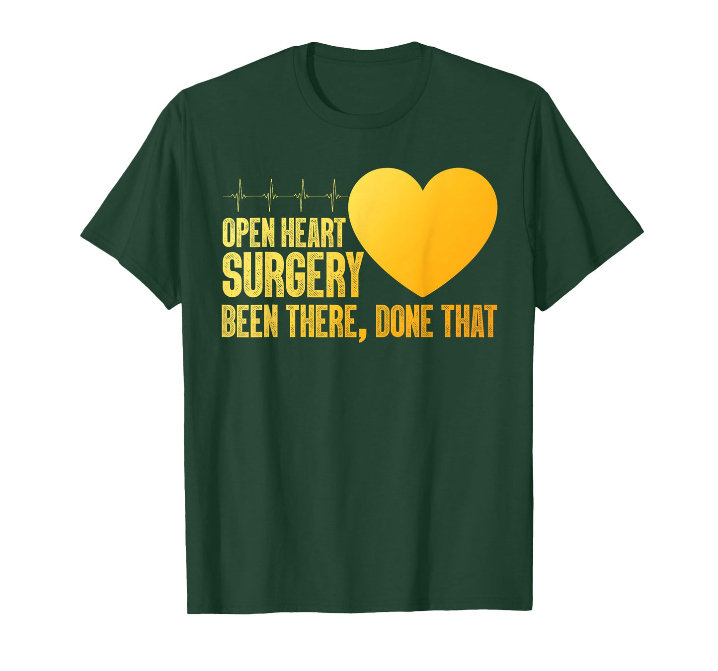 Cool Open Heart Surgery Art Men Women Heart Attack Recovery T-Shirt