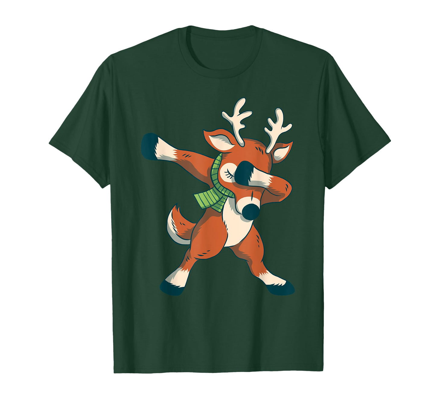 Dabbing Christmas Reindeer T-Shirt Girls, Boys, Kids T-Shirt