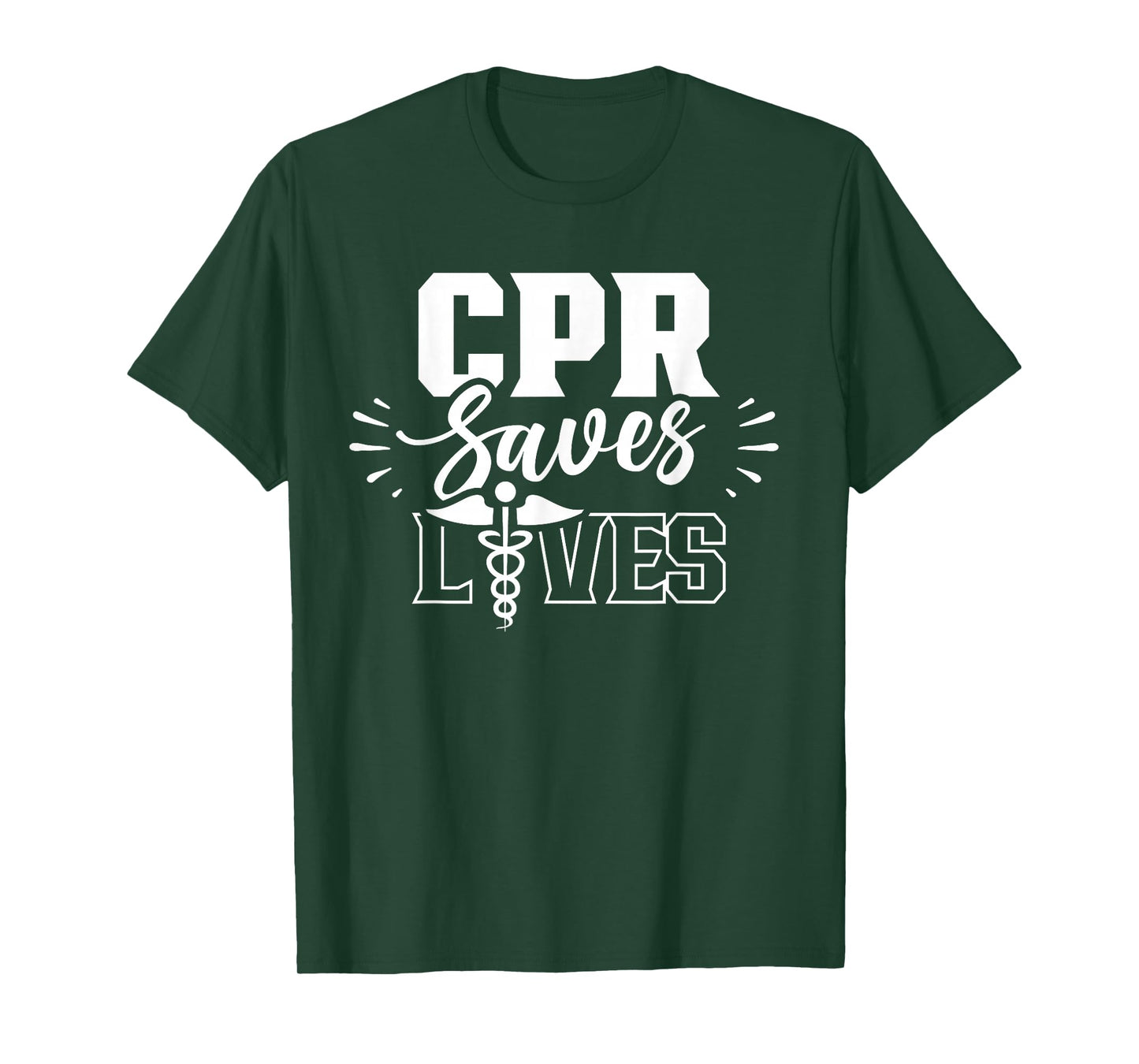 Cpr Saves Lives Ems Emergency Medical Responder Emr Emt T-Shirt