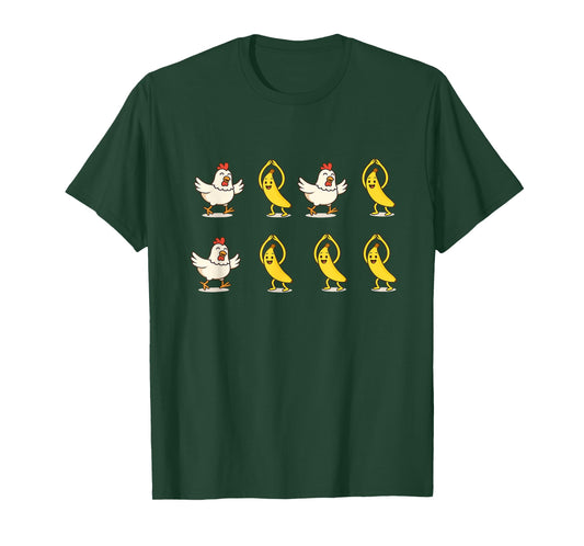 Chicken Banana Dancing T-Shirt