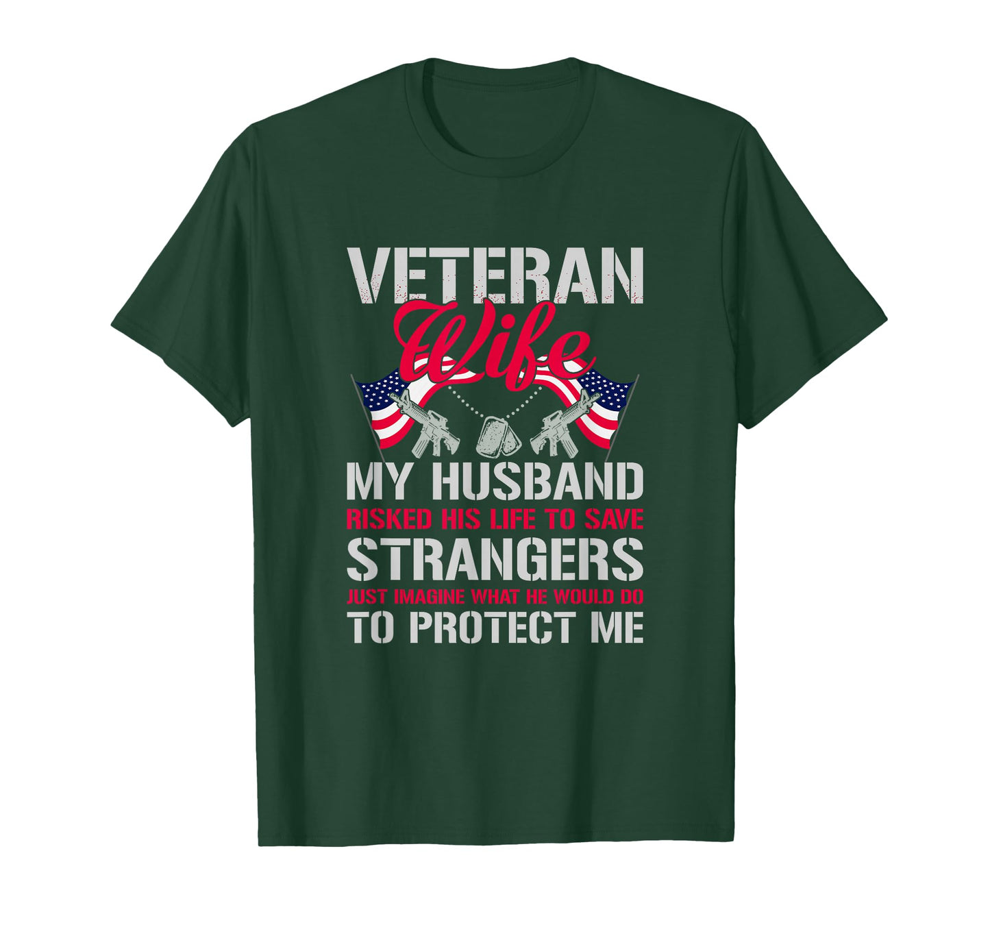 Veteran Wife USA Veterans Day US Army Veteran Mother's Day T-Shirt