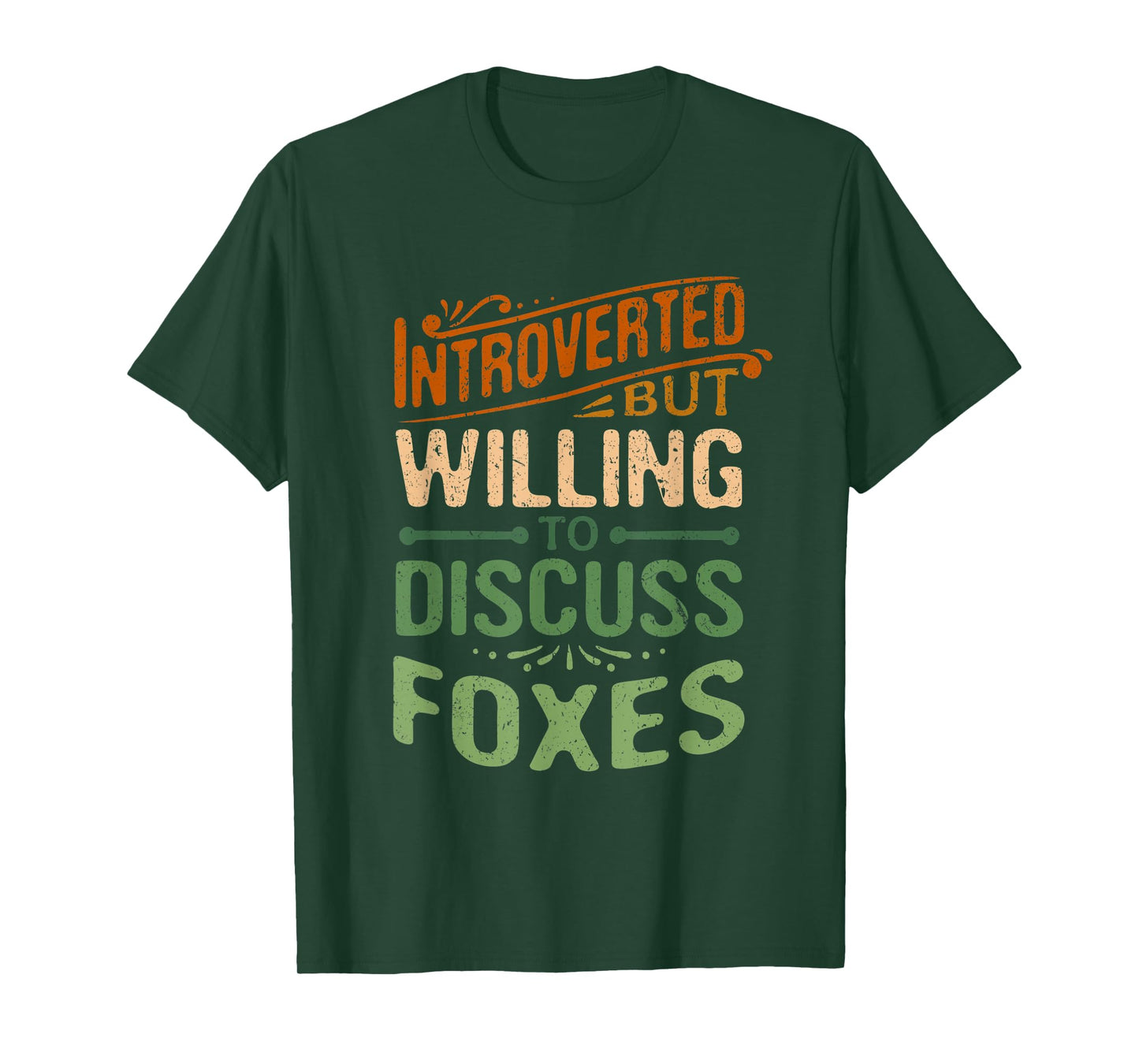 Introverted But Willing To Discuss Foxes Funny Animal Meme T-Shirt