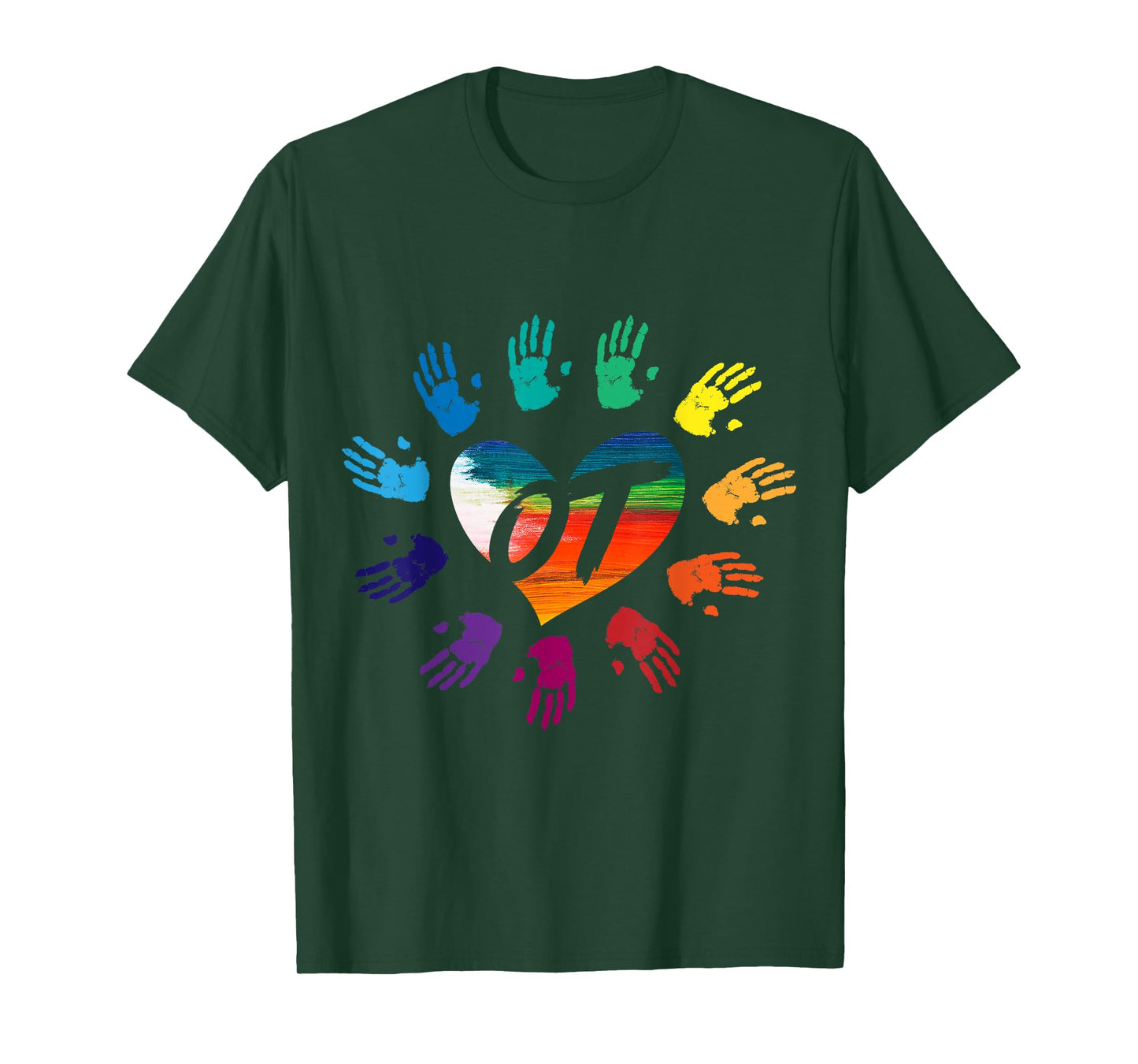 Cute Meaningful OT Hands T Shirt Occupational Therapy Gift T-Shirt