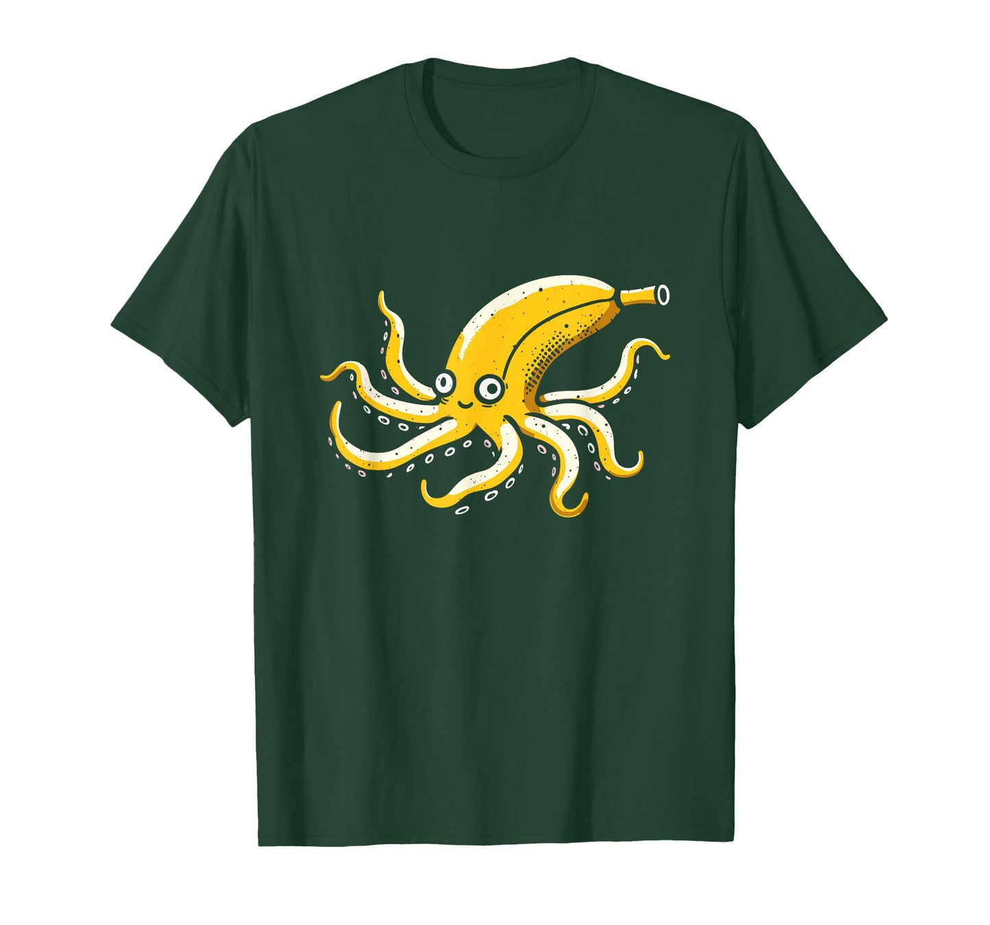 Bananacle Banana Tentacles - Funny Banana Squid Octopus Pun T-Shirt