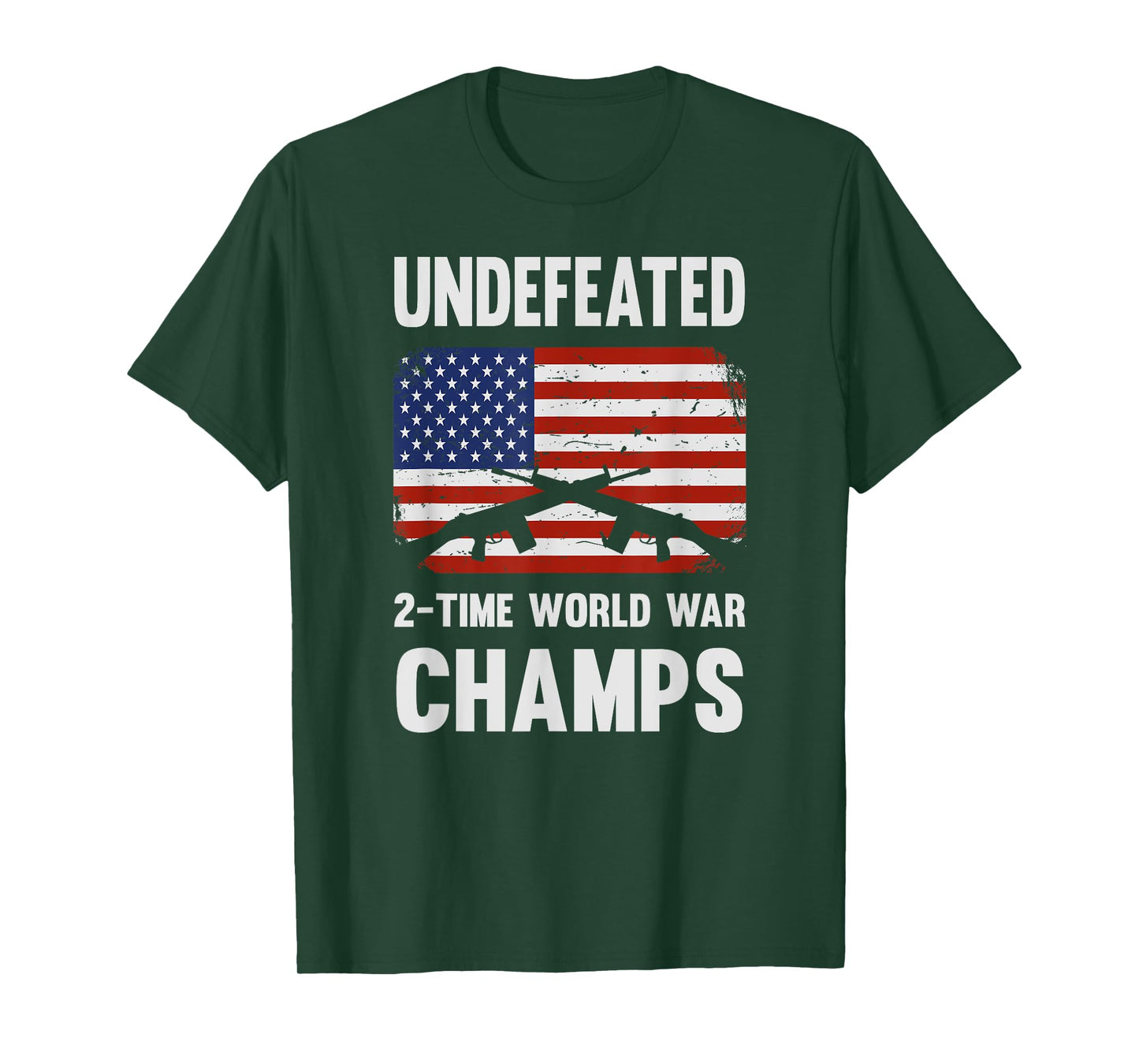 Undefeated 2 Time World War Champs T-Shirt T-Shirt