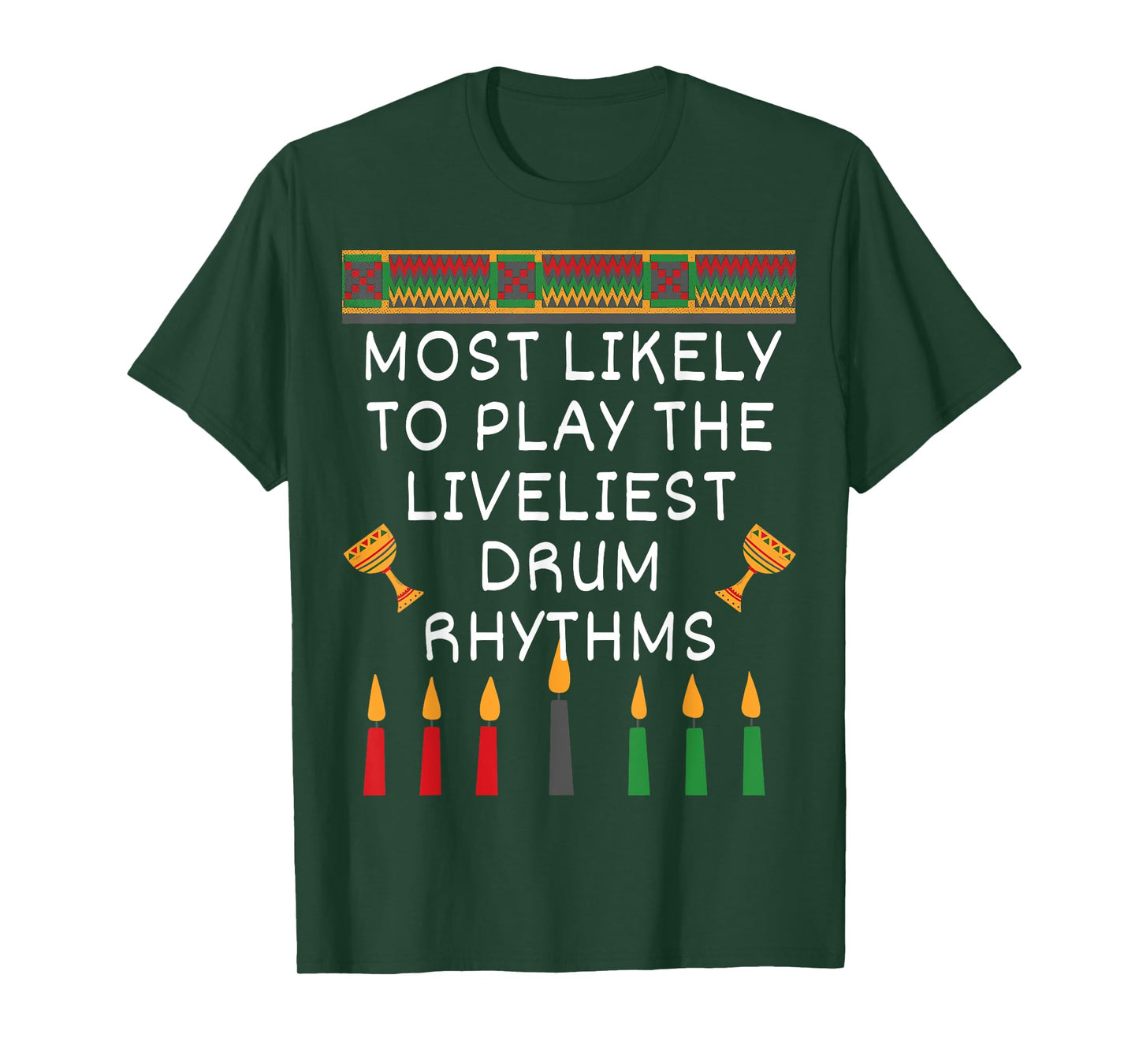 Happy Kwanzaa Decor And Kwanzaa Symbols Matching Kwanzaa T-Shirt