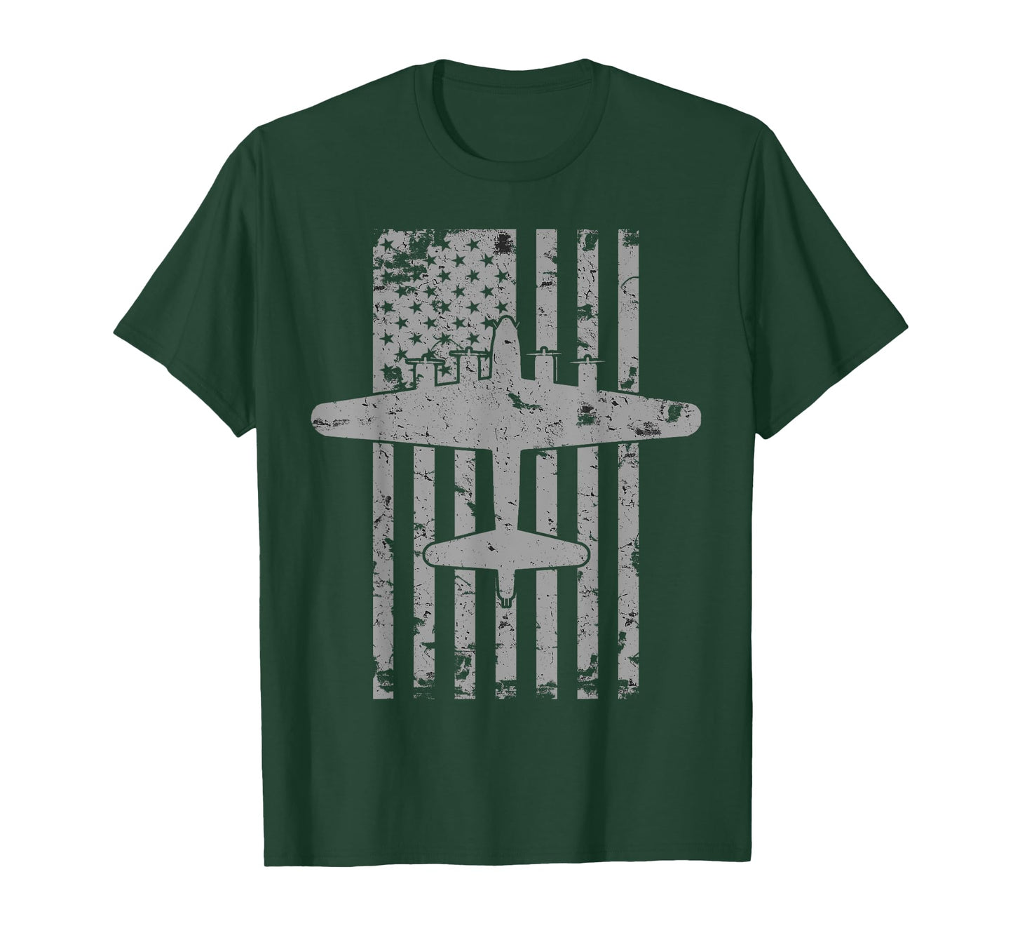 B-17 Flying Fortress WWII Bomber Airplane Pilot T-Shirt T-Shirt
