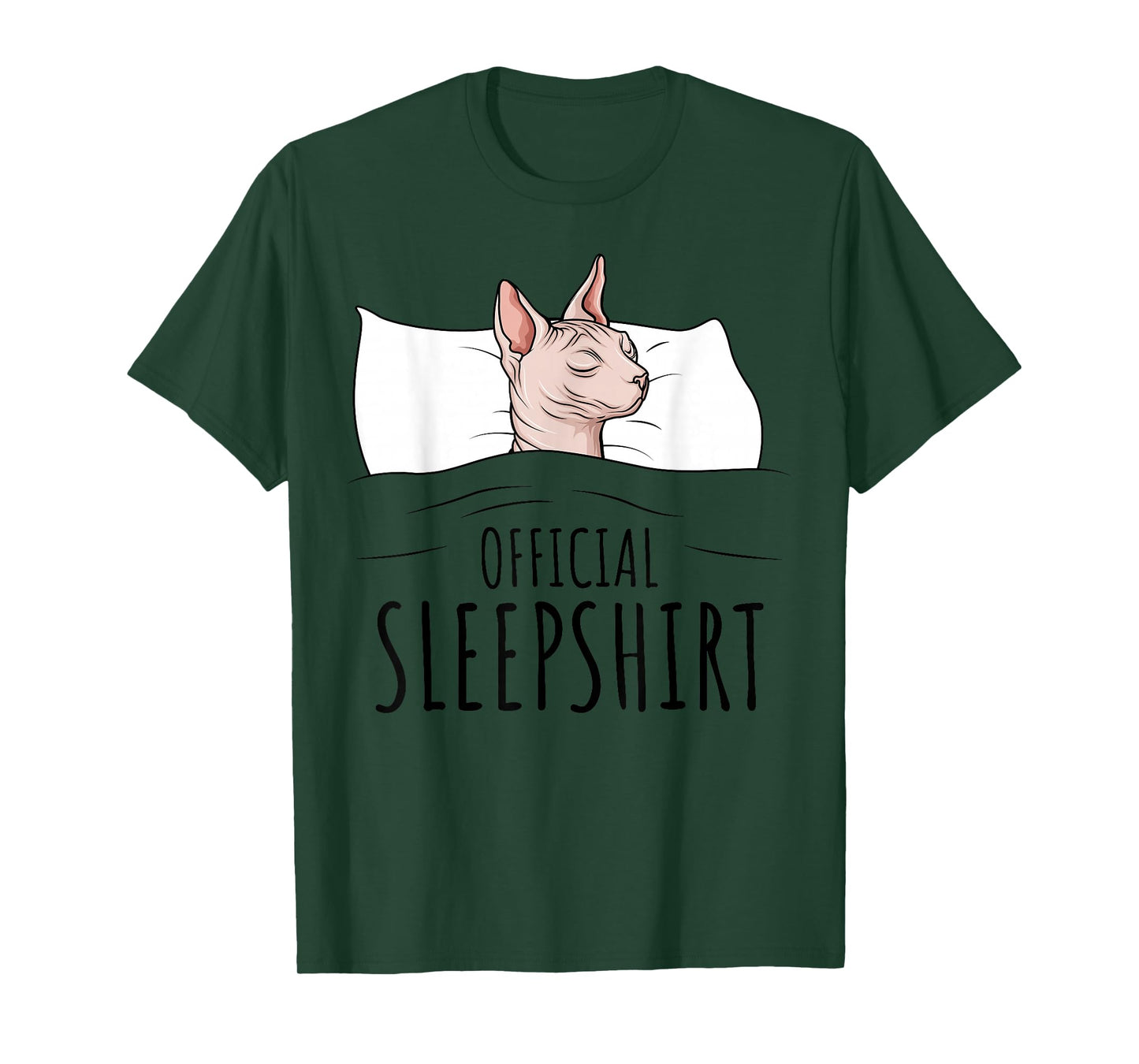 Sphynx Cat Sphinx Hairless Cat Official Sleepshirt T-Shirt