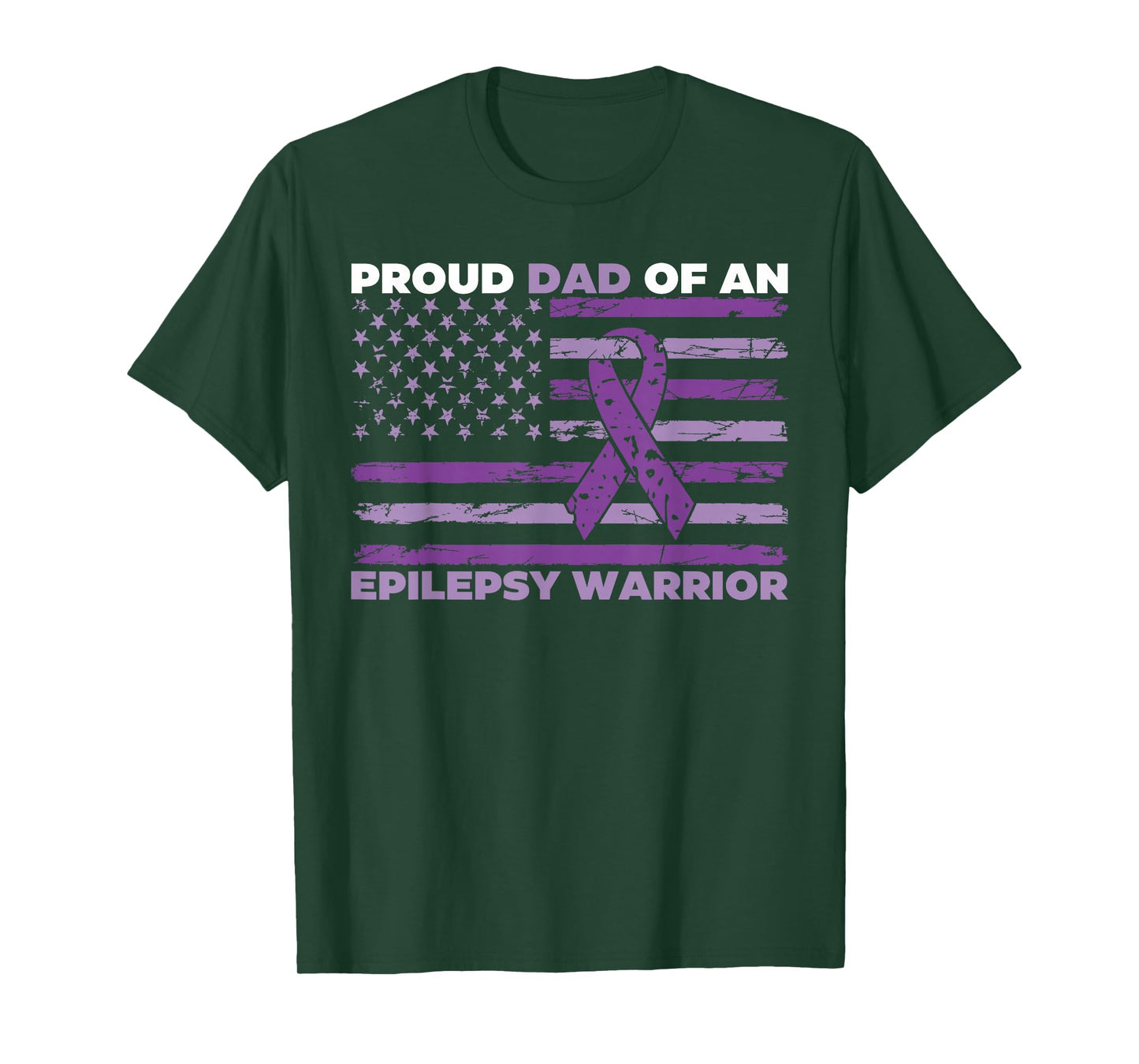 Proud Dad Of An Epilepsy Warrior Epilepsy Awareness Month T-Shirt