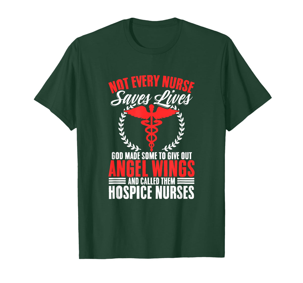 Medical Palliative Care Nurse Angel Wings Hospice Nurse T-Shirt