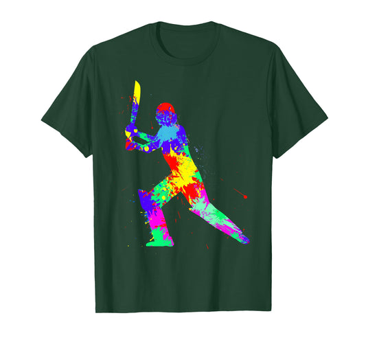 Cricket Men Kids Boys Youth T-Shirt