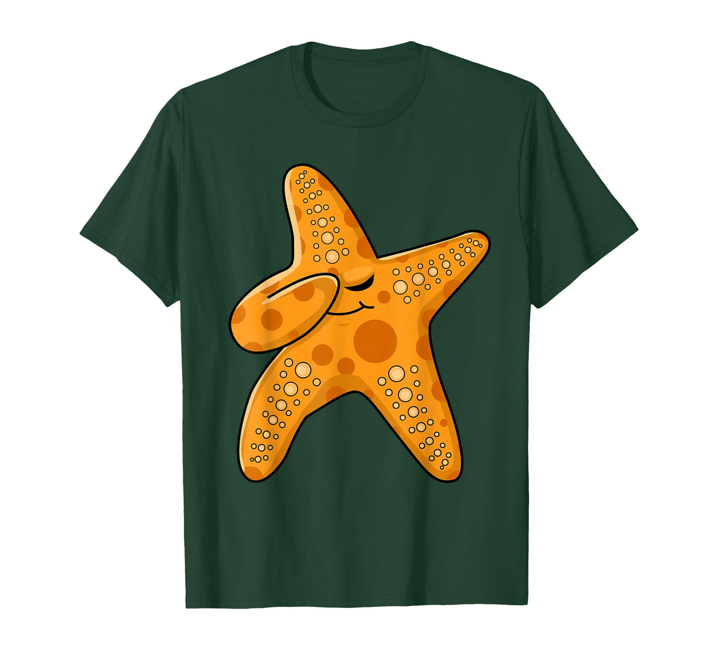 Kids Beach Starfishes Dress Art Outfit Gift Dabbing Starfish T-Shirt