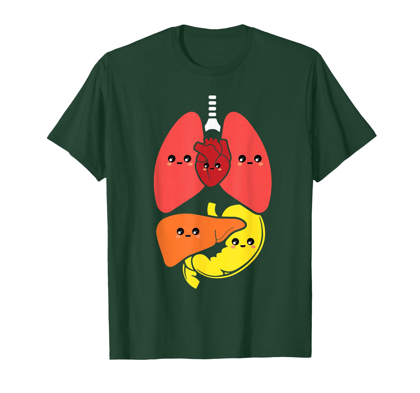 Anatomy Anatomical Body Systems Nurse T-Shirt