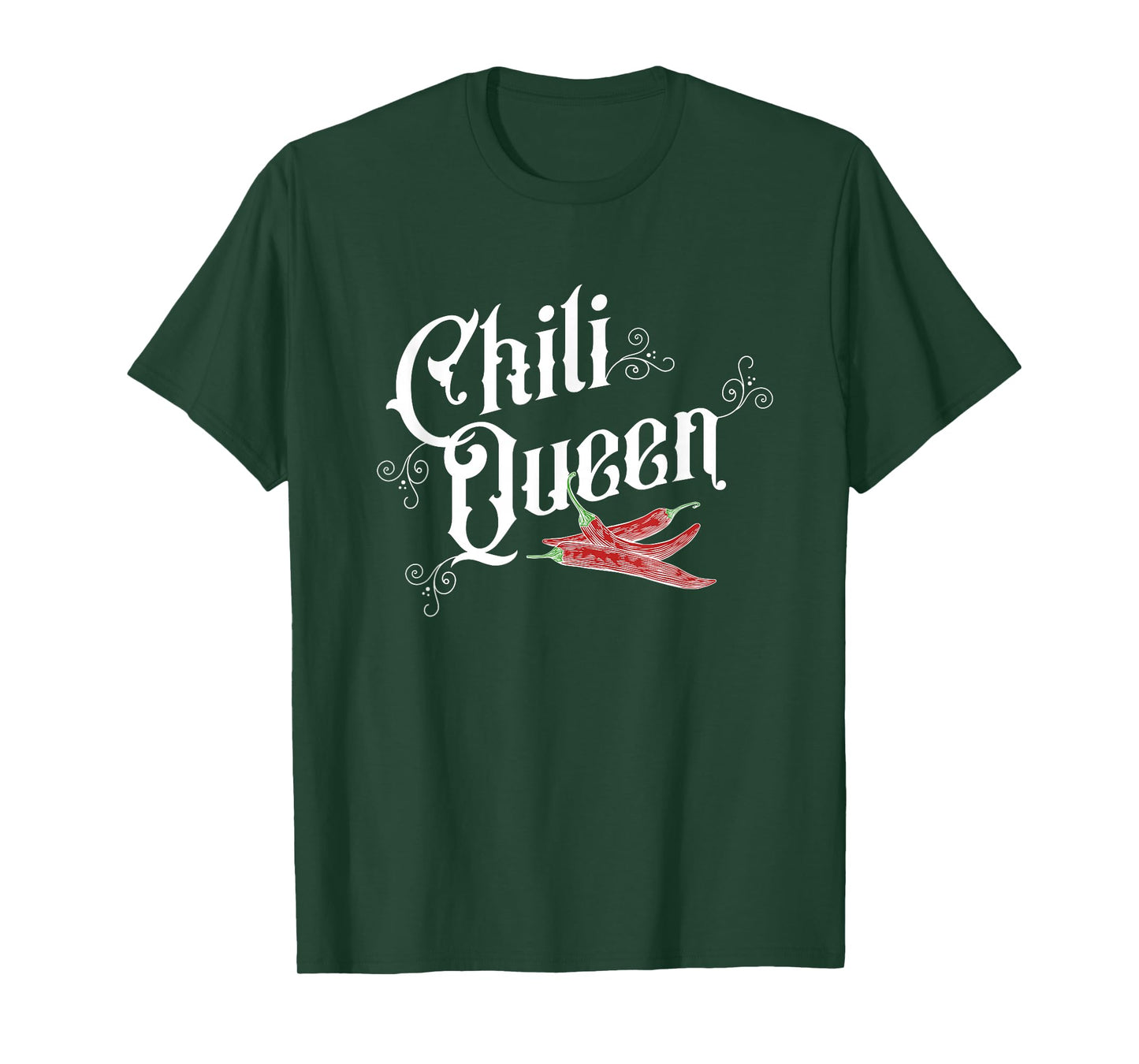 Chili Queen, Hot Spicy Pepper Lover Chili Cookoff Winner T-Shirt