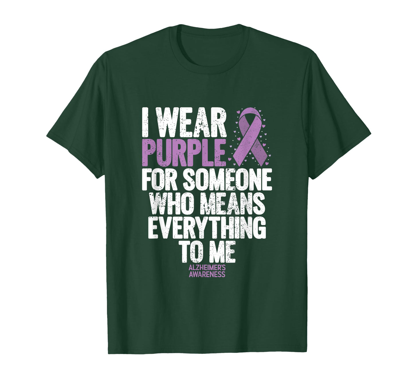 Alzheimers Shirt American Flag End Alz Alzheimer's Awareness T-Shirt
