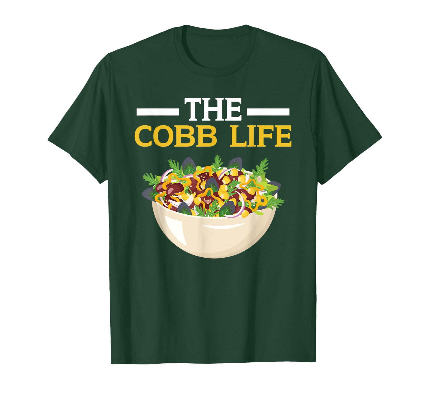 Cobb Salad Lover Foodie Food American Garden Salad T-Shirt