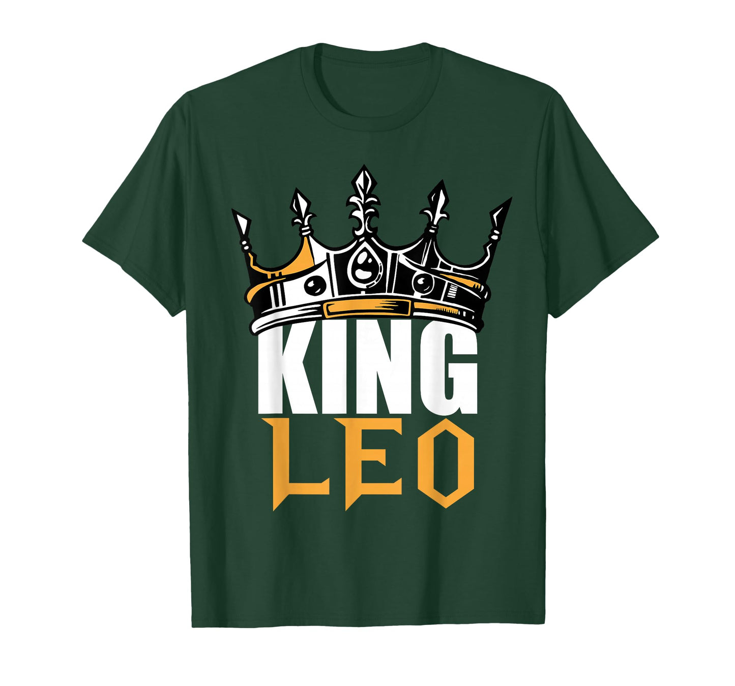 Leo Birthday Gifts - King Leo Zodiac T-Shirt T-Shirt