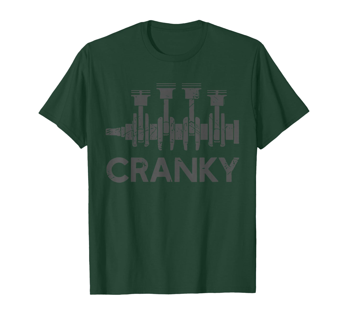 Cranky Car Engine Crankshaft Cars Lover Mechanics Father Day T-Shirt