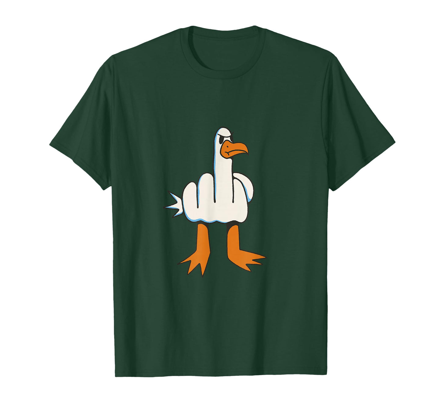 Middle Finger Seagull T-Shirt