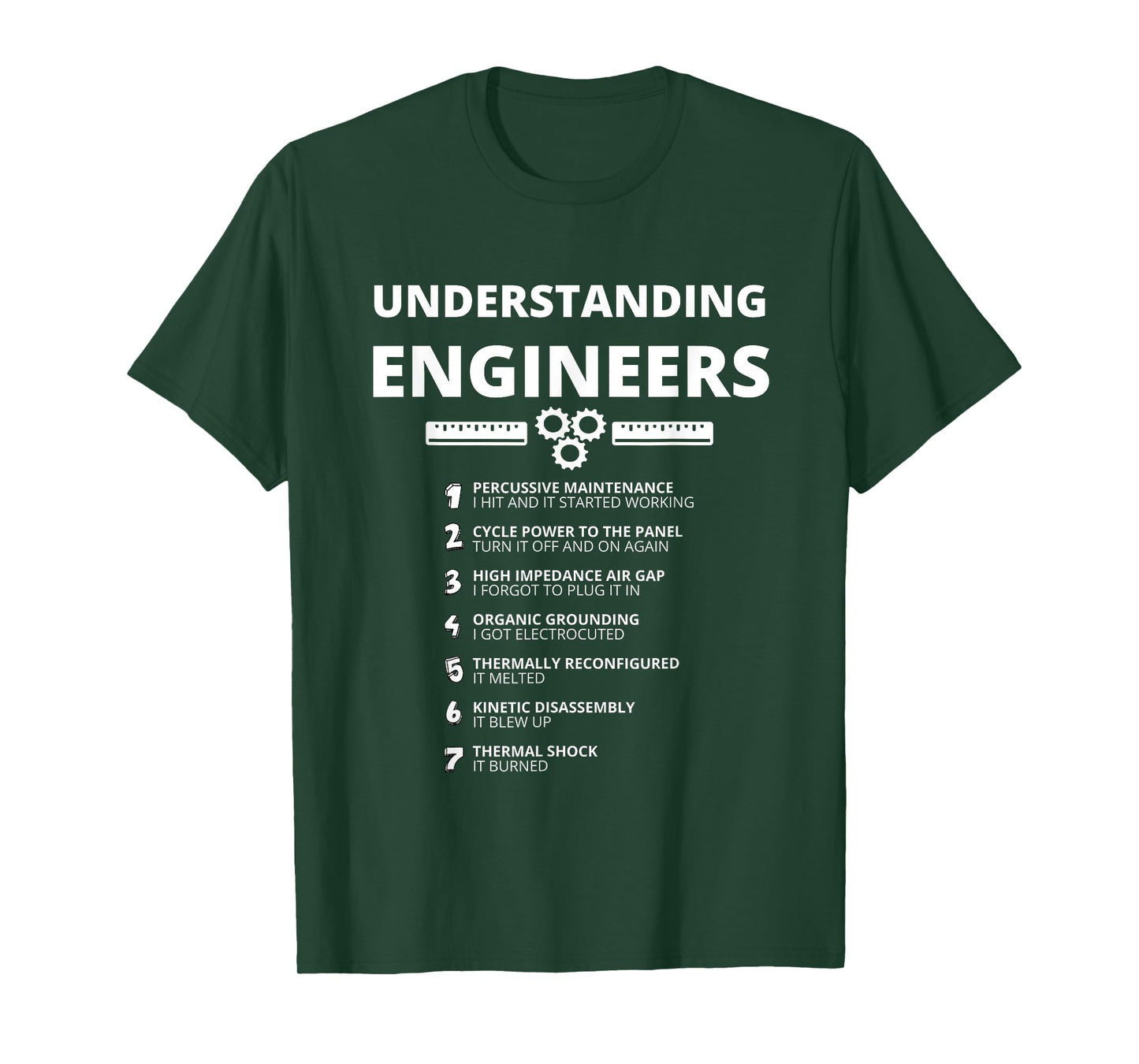 Awesome Engineering Shirts - Understanding Engineers Funny Sarcastic Engineering Gift T-Shirt