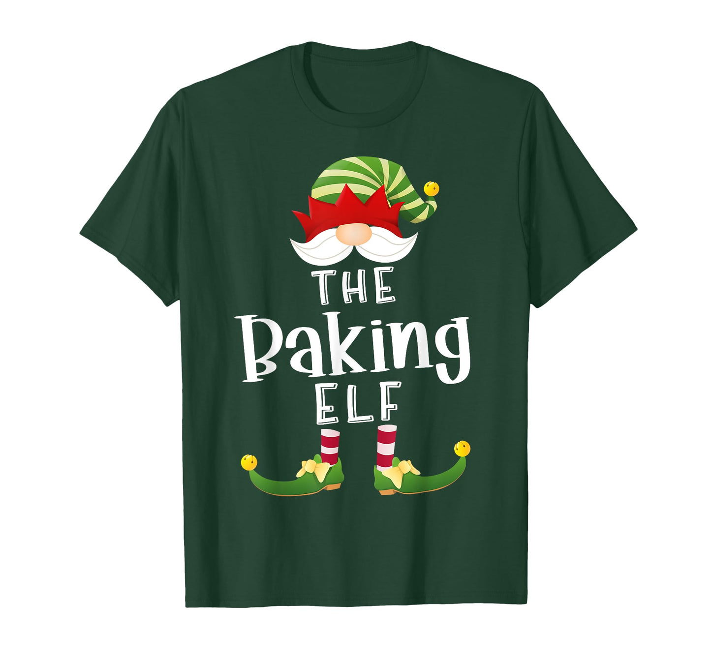 Baking Elf Group Christmas Funny Pajama Party T-Shirt