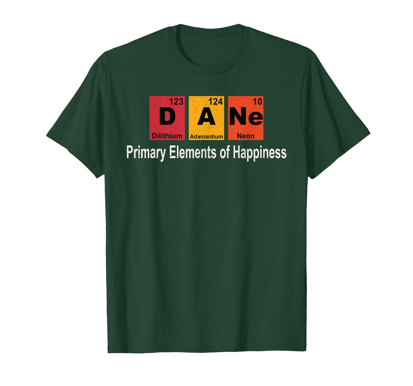 Vintage Great Dane Dog Science Funny Periodic Table Pet Gift T-Shirt