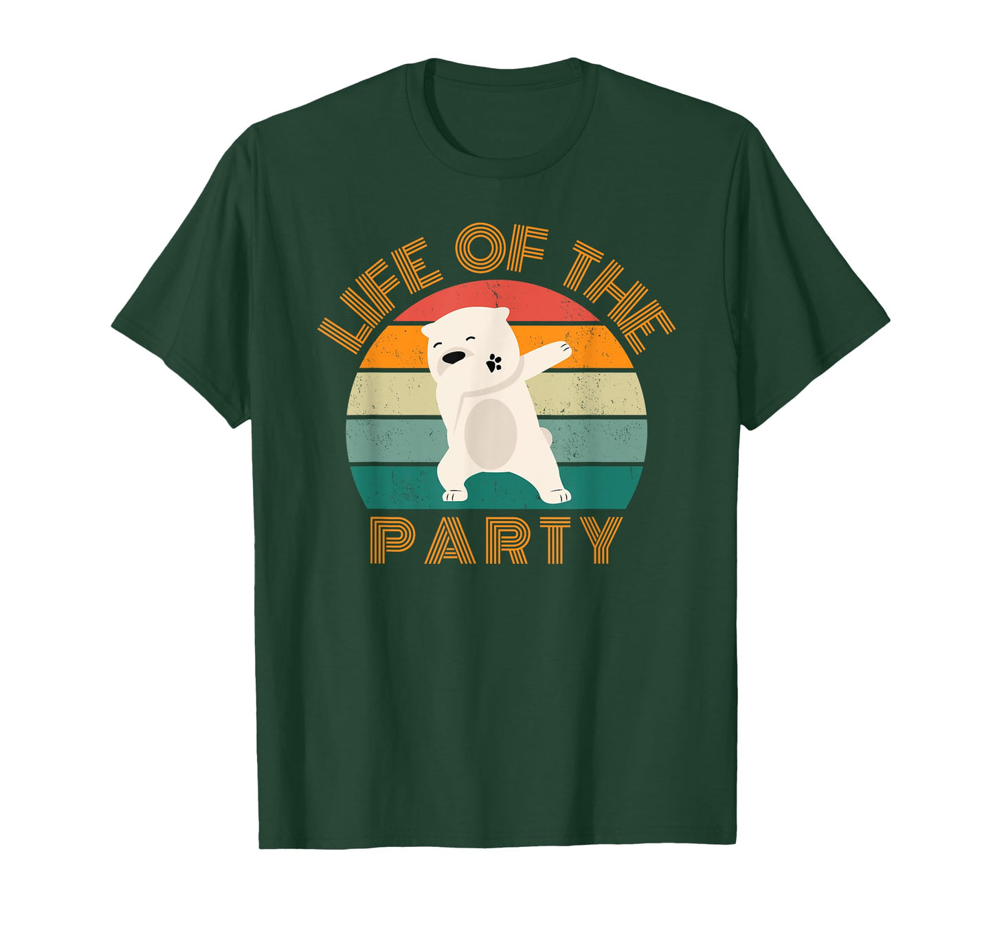 Life of the party, dabbing polar bear, birthday, Christmas T-Shirt