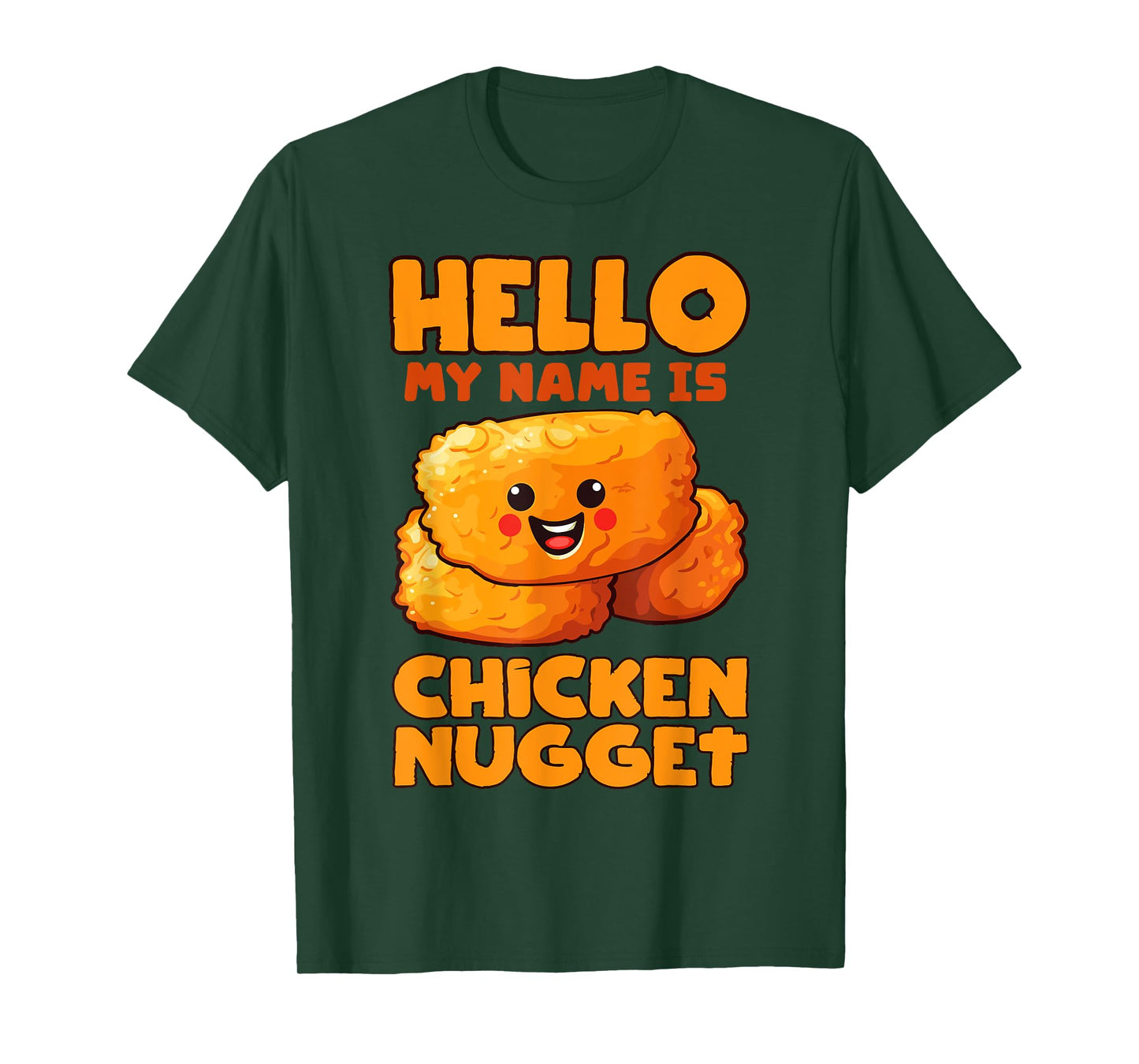 Hello My Name is Chicken Nugget Costume Kids Chicken Nugget T-Shirt