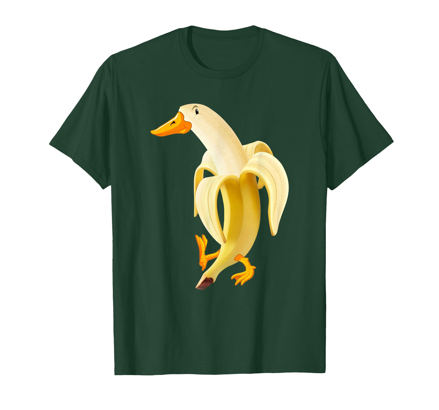 Duck In Banana Funny T-Shirt