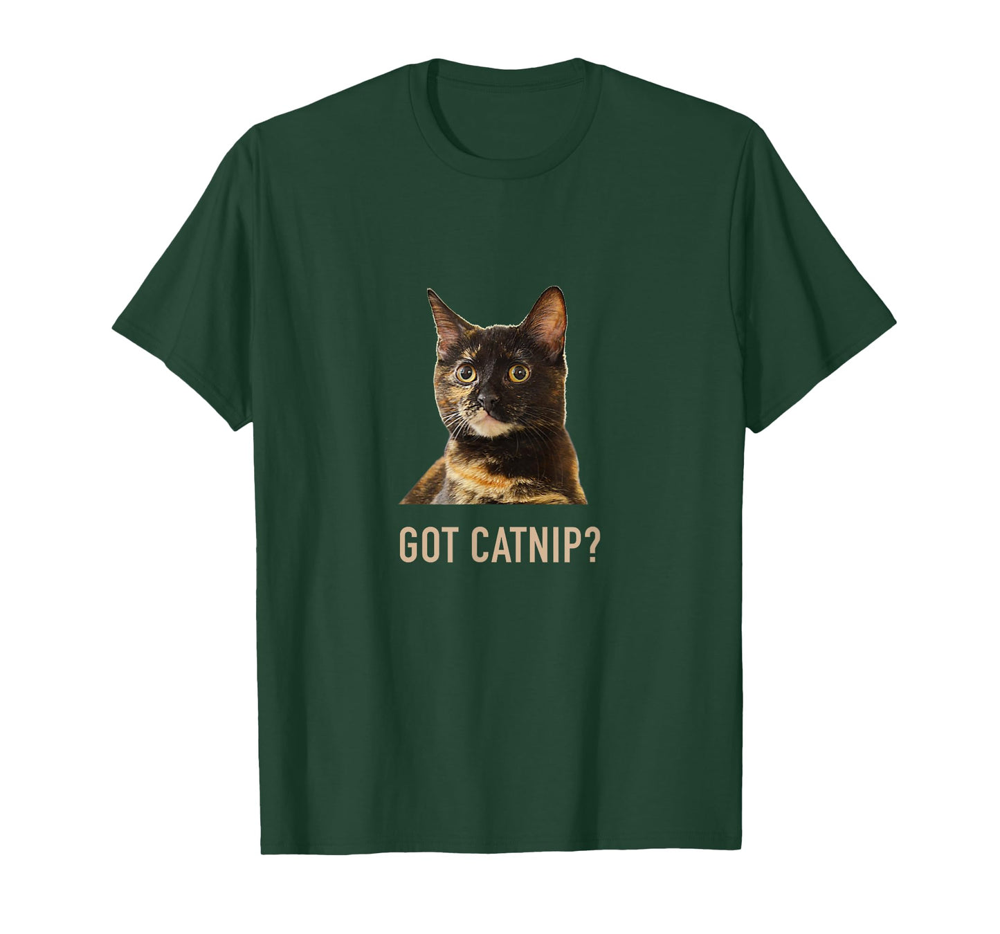 Tortie Cat GOT CATNIP? Tortoiseshell Funny Cat T-Shirt T-Shirt