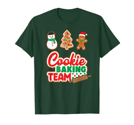 Cookie Baking Team Shirt Crew Xmas Family Matching Group T-Shirt