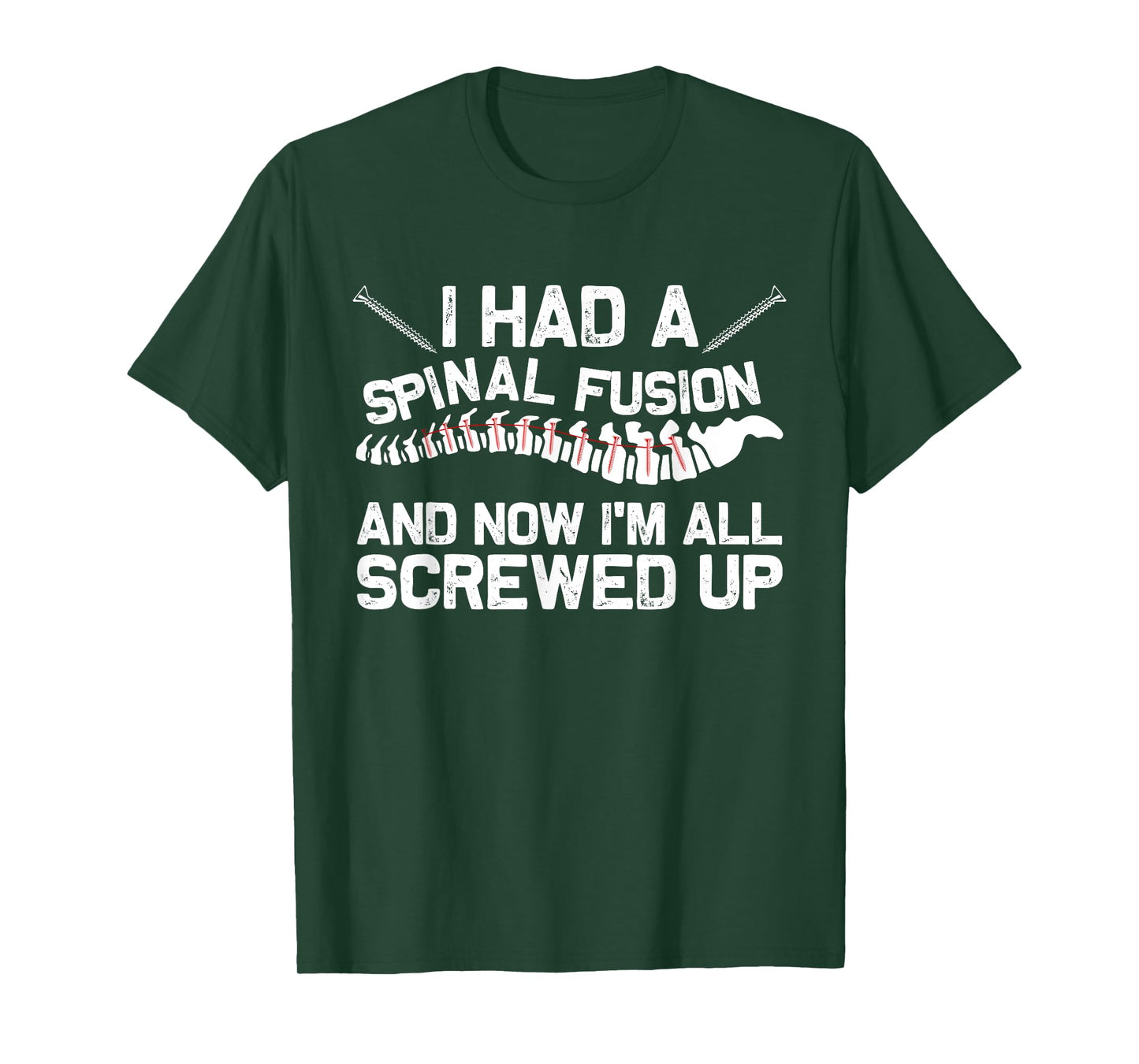 Cool Scoliosis Spinal Fusion Gift Back Surgery Recovery Gift T-Shirt