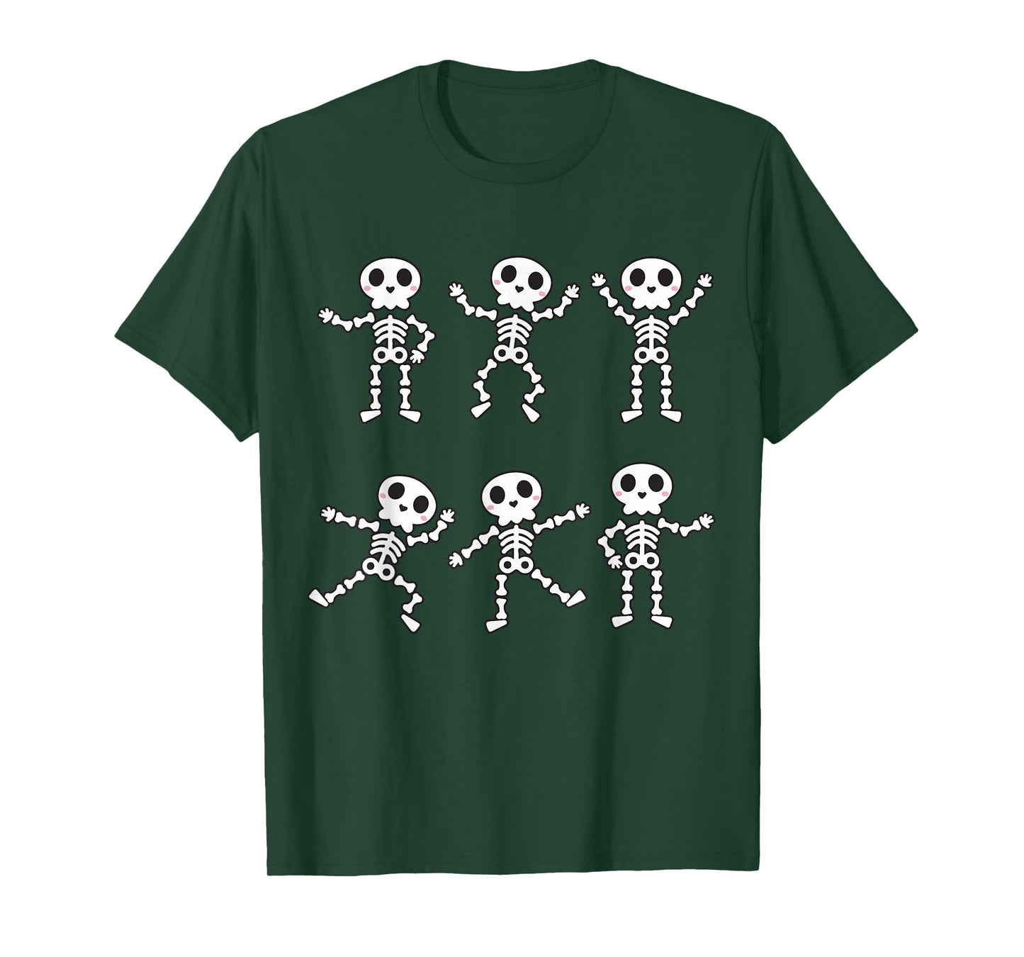 Dancing Skeleton Shirt Toddler Boy Girl Funny Halloween Kids T-Shirt