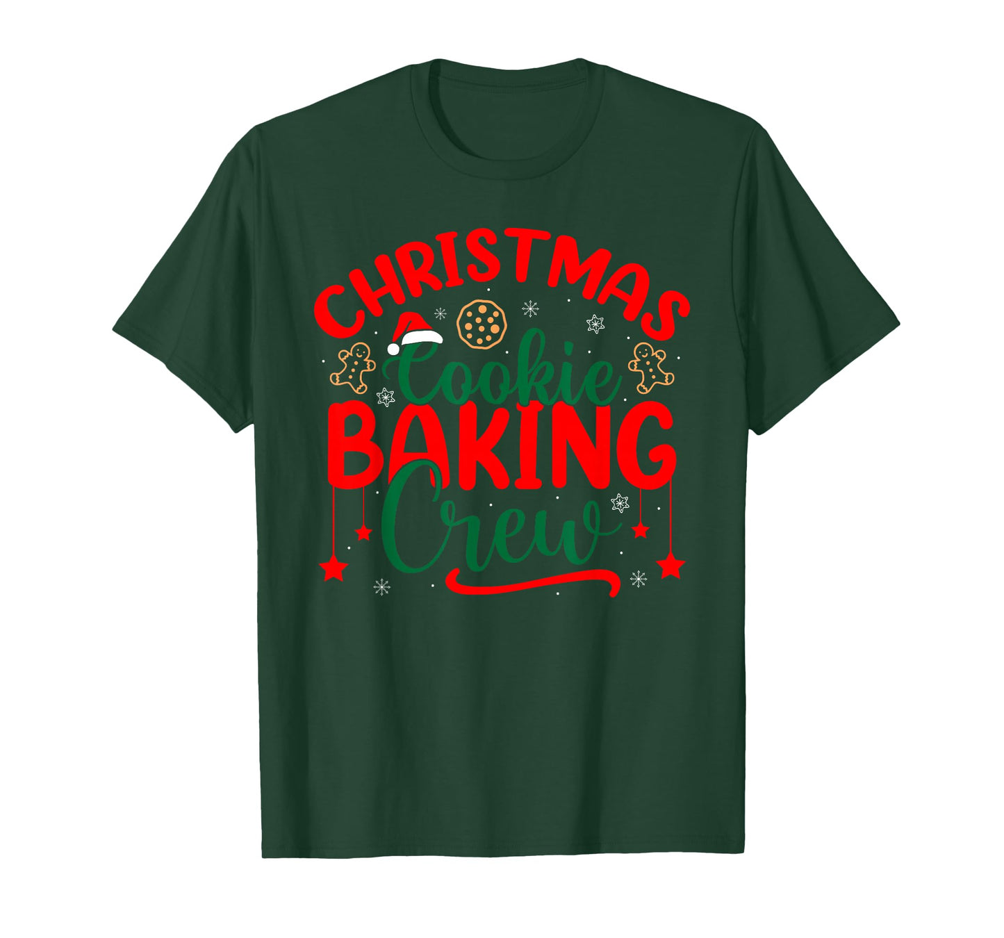 Christmas Cookie Baking Crew Funny Xmas Tee Family Matching T-Shirt