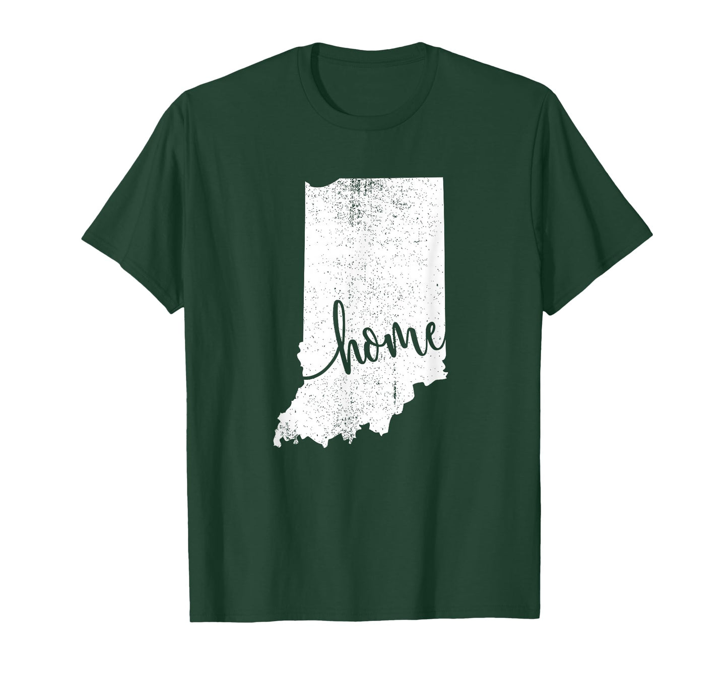 Indiana Home Love Vintage state map outline shirt T-Shirt