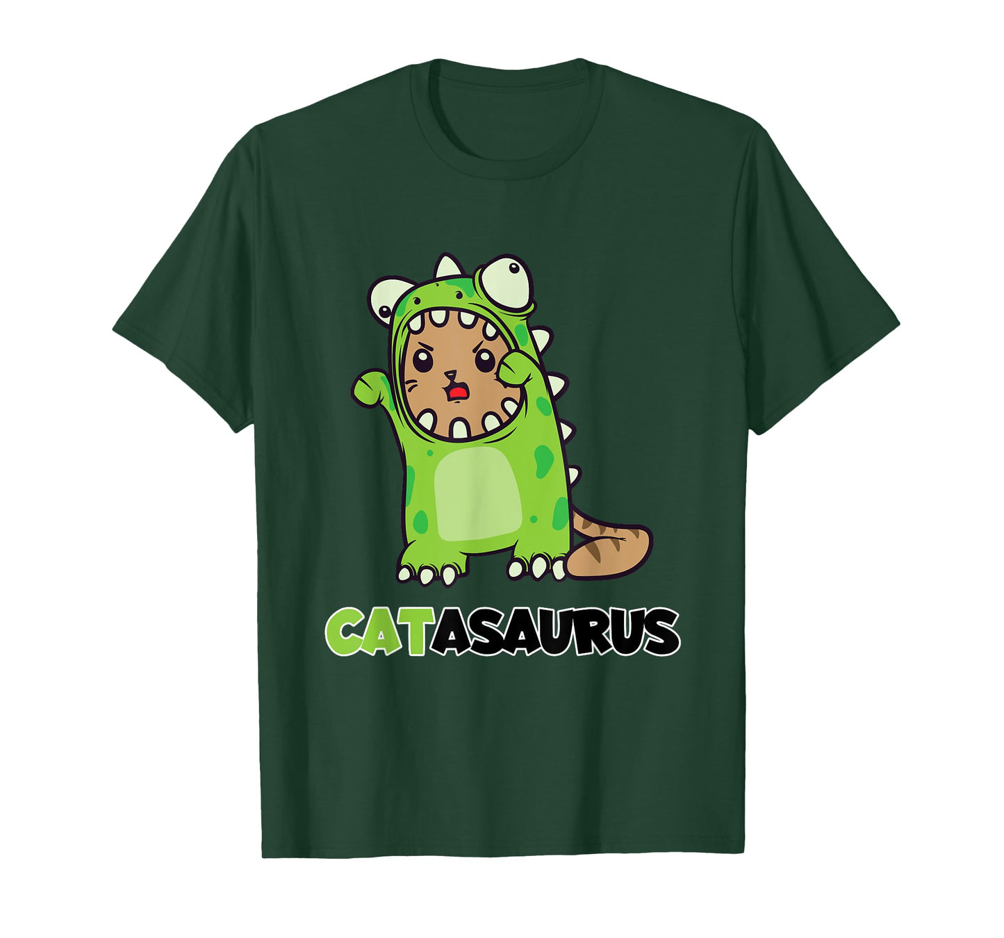Funny Catasaurus Cat Dino Costume Dinosaur Gift T-Shirt