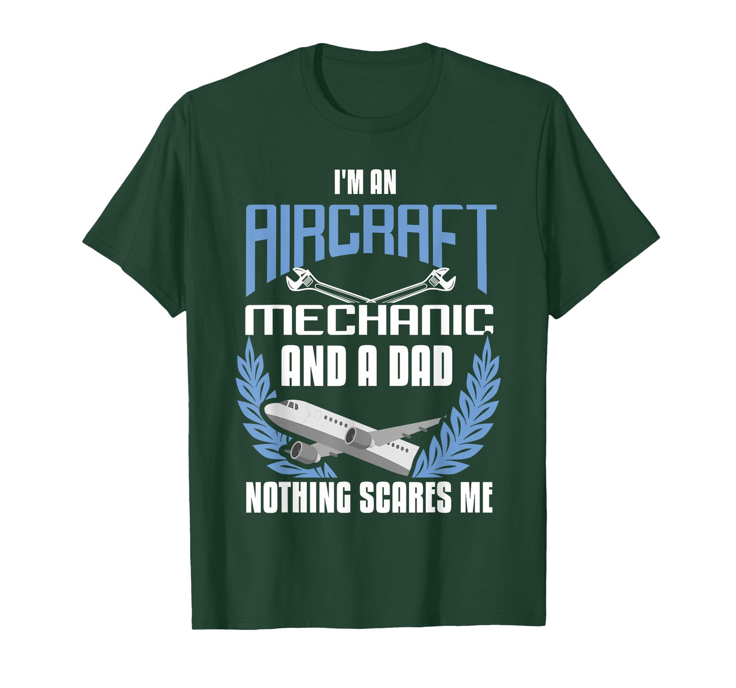 Aircraft Mechanic Dad Shirt Airplane Mechanic Father Gift T-Shirt