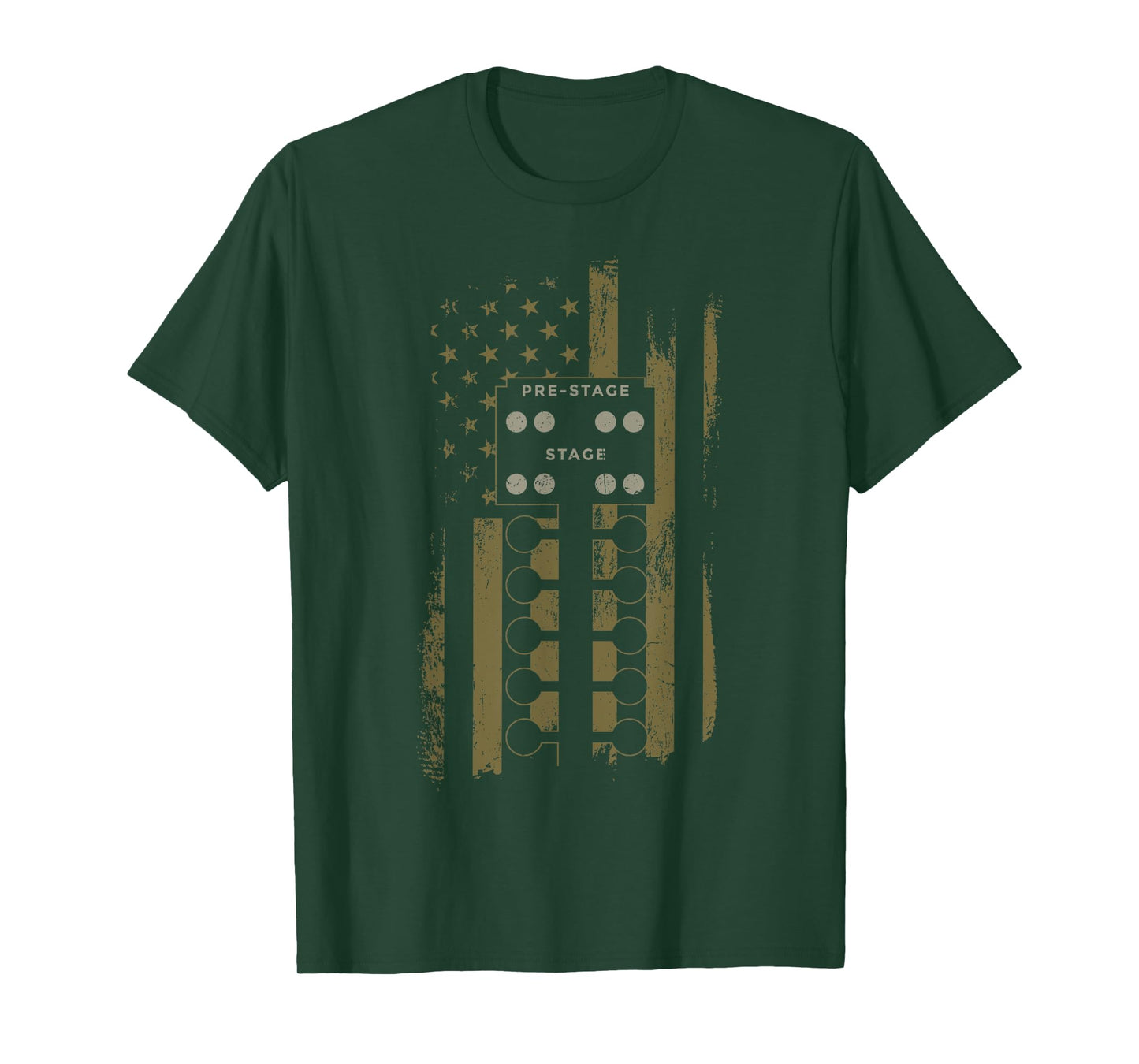 Drag Racing Race Car American Flag Vintage Camo Camouflage T-Shirt for Women Kids Men