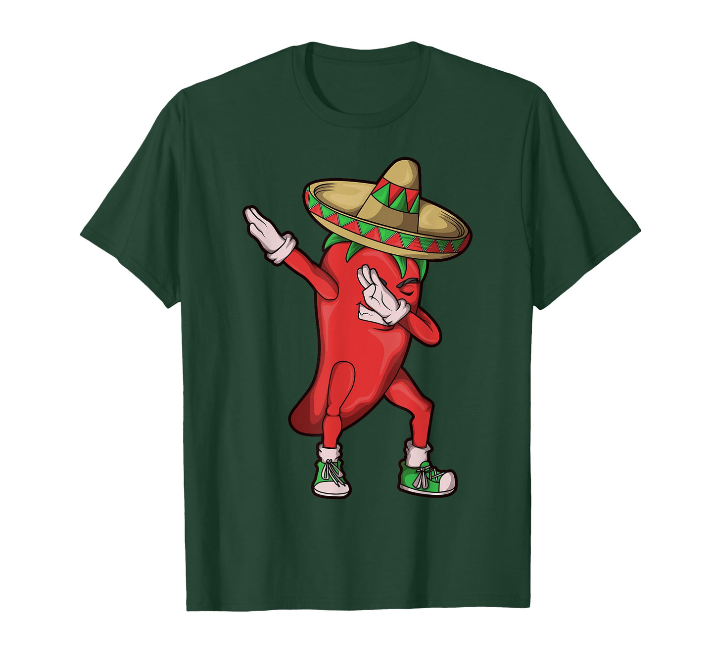 Chili Dabbing Shirt Hot Pepper Sombrero Cinco de Mayo Gift T-Shirt