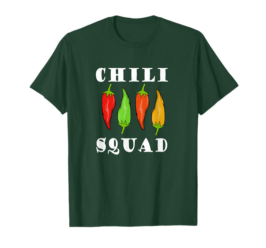 Chili Squad Mexican Food Eating Spicy Food T-Shirt