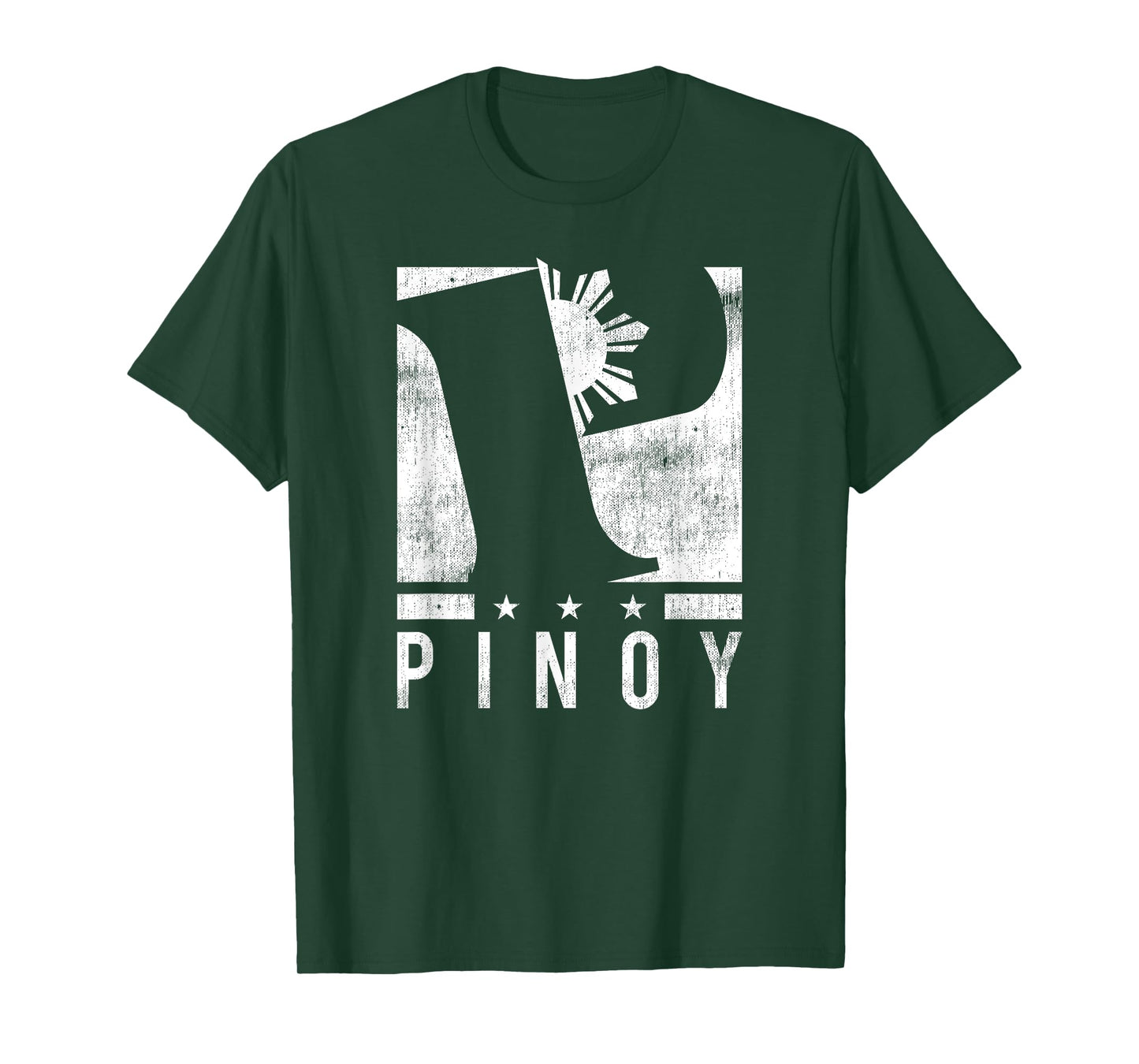Cool Distressed Filipino P Logo T-Shirt - Pinoy P Tee T-Shirt
